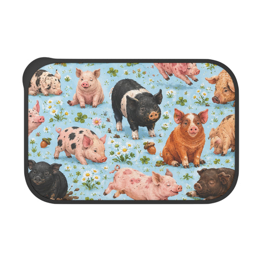 PLA Bento Box with Band and Utensils
