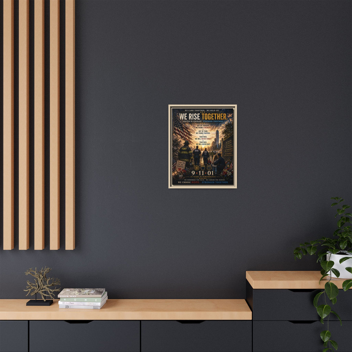 Matte Canvas, Framed (Multi-color)