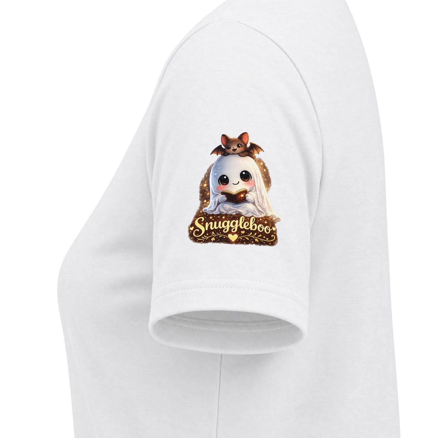Halloween Mee Maw V-Neck Tee — Cute Haunted Grandma Graphic