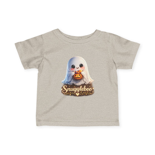 Infant Tee — Cute 'Snuggleboo' Halloween Ghost Baby Pumpkin Shirt