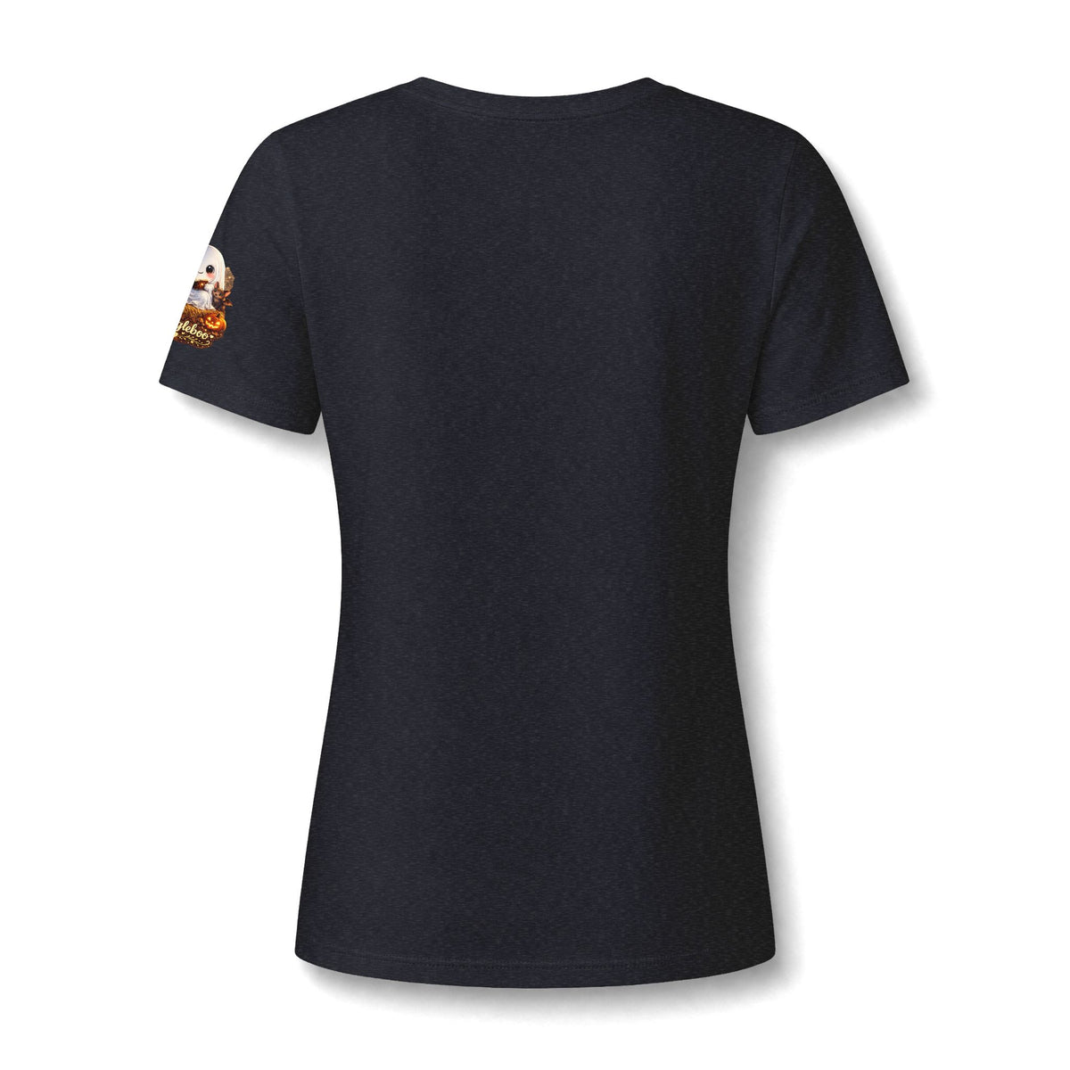 NoNna Halloween V-Neck Tee — Cute Ghost & Pumpkin Grandma Shirt