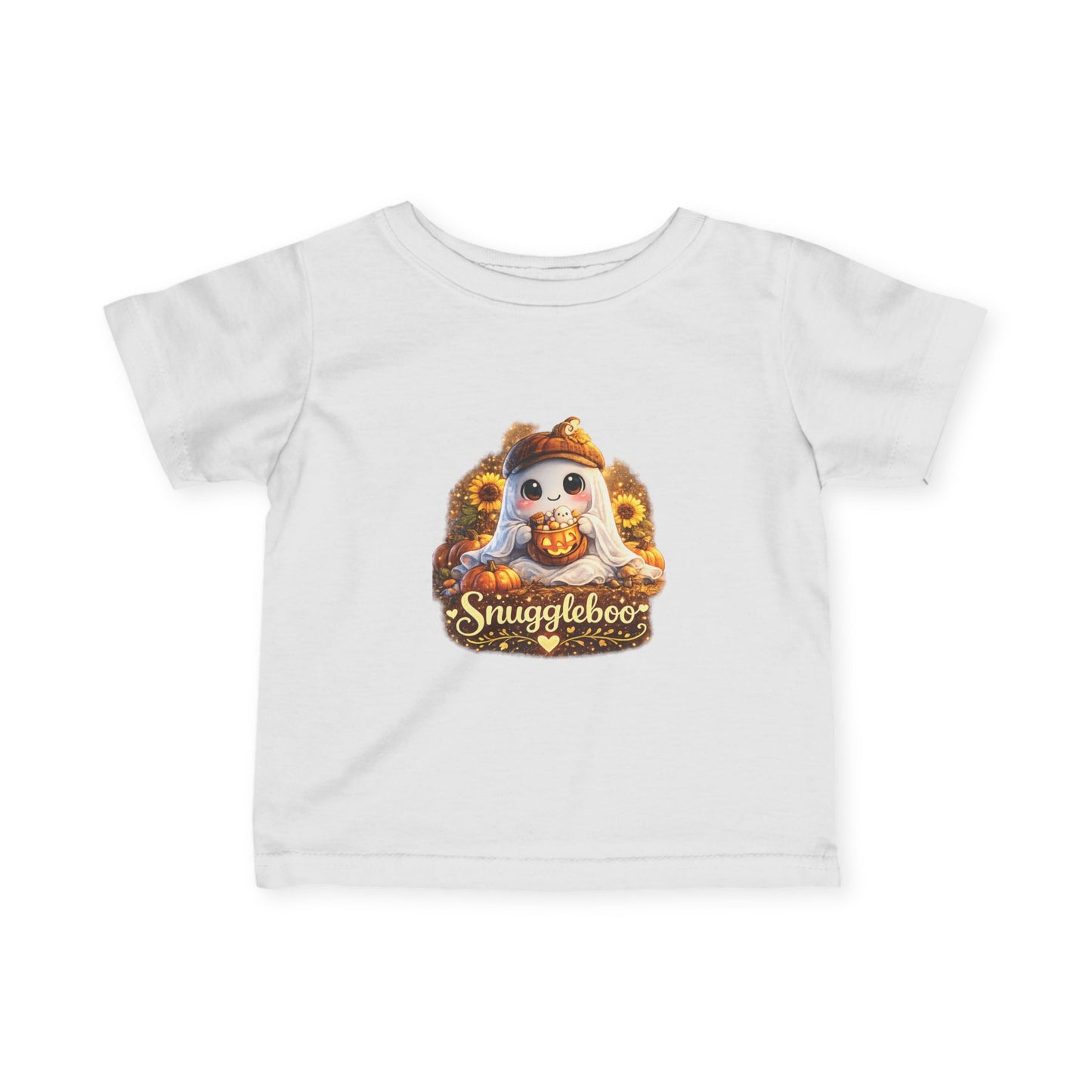 Infant Tee — 'Snuggleboos' Sunflower Sloth Baby Shirt