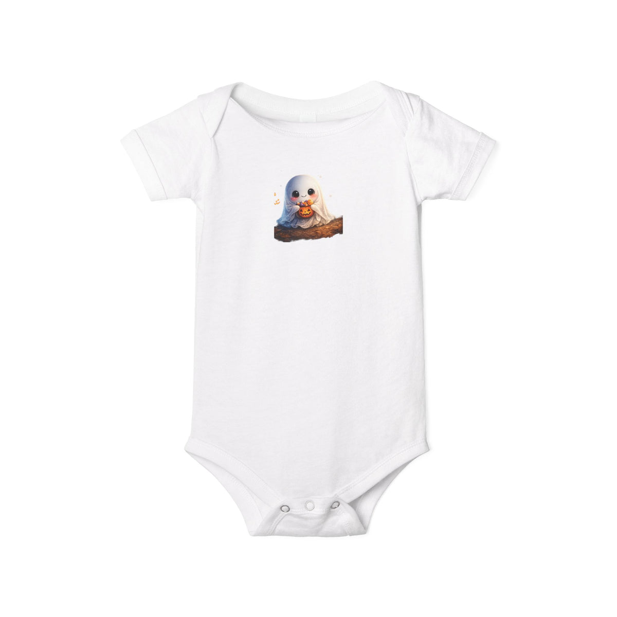 Baby Onesie with Cute Seal Pup Illustration — Infant Jersey One-Piece