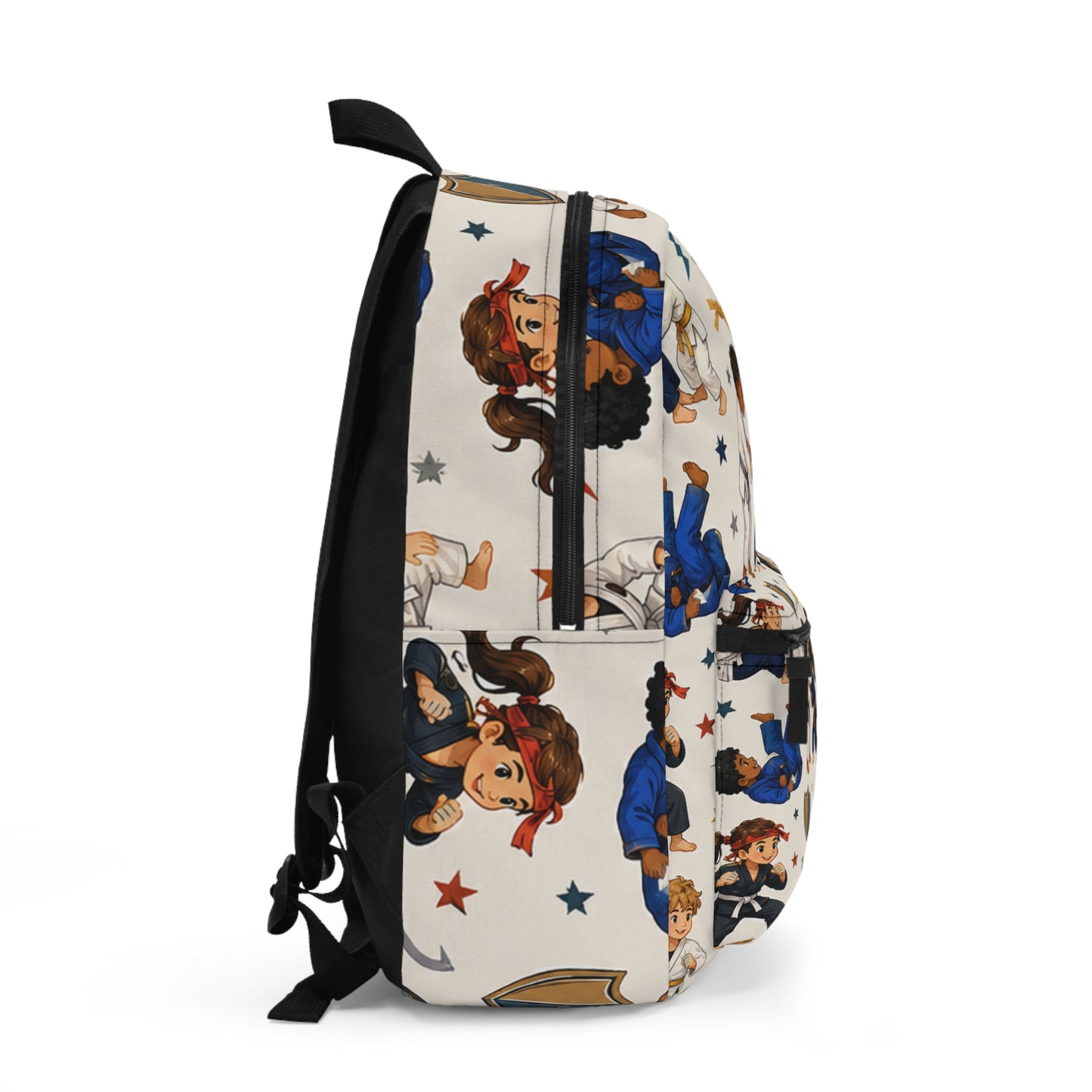 Kids Martial Arts Backpack – Cute Karate Kids Pattern School Bag