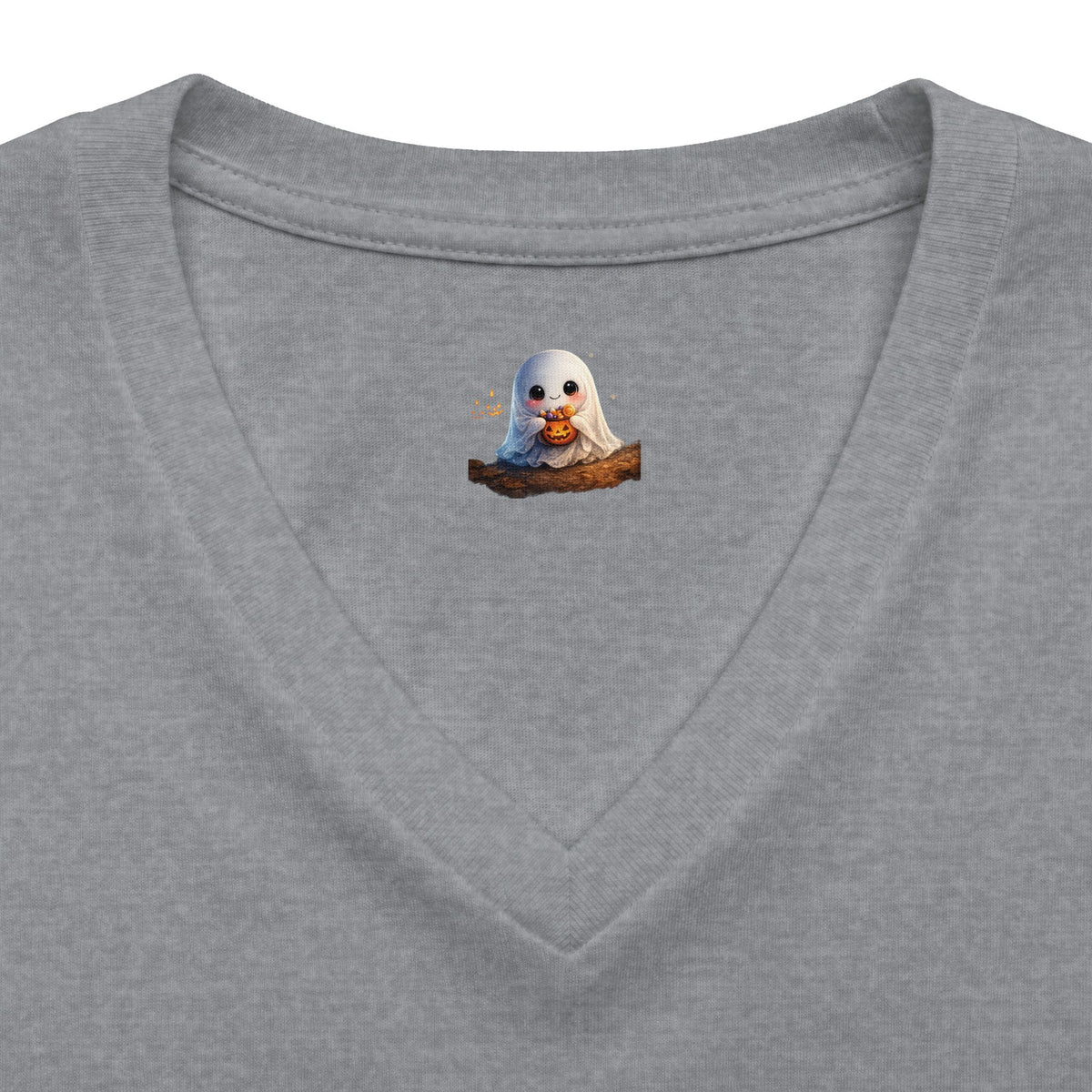 Women's V-Neck Tee — 'Omí' Halloween Mom Graphic Shirt