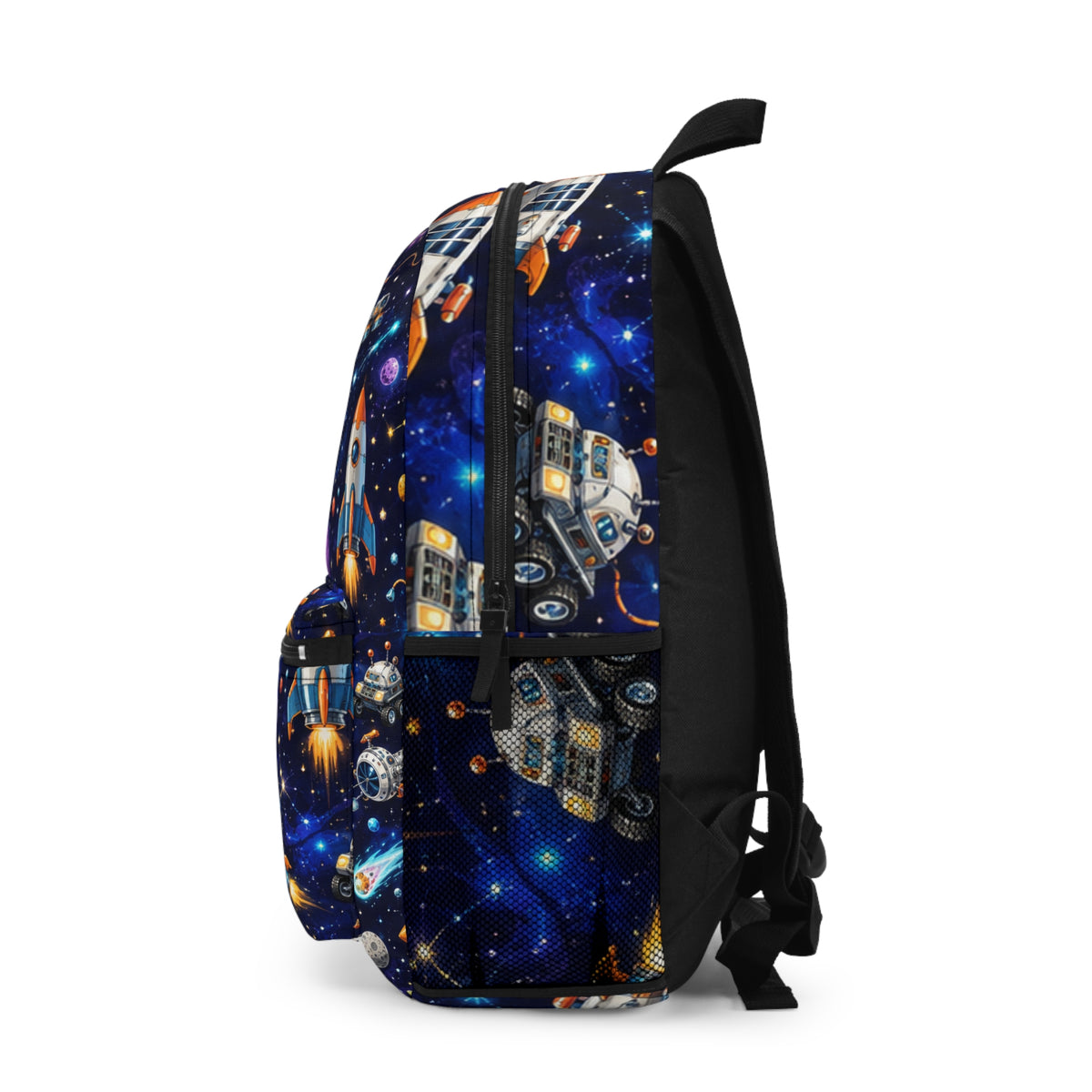 Galaxy Rocket Backpack — Kids Space School Bag with Planets & Rockets