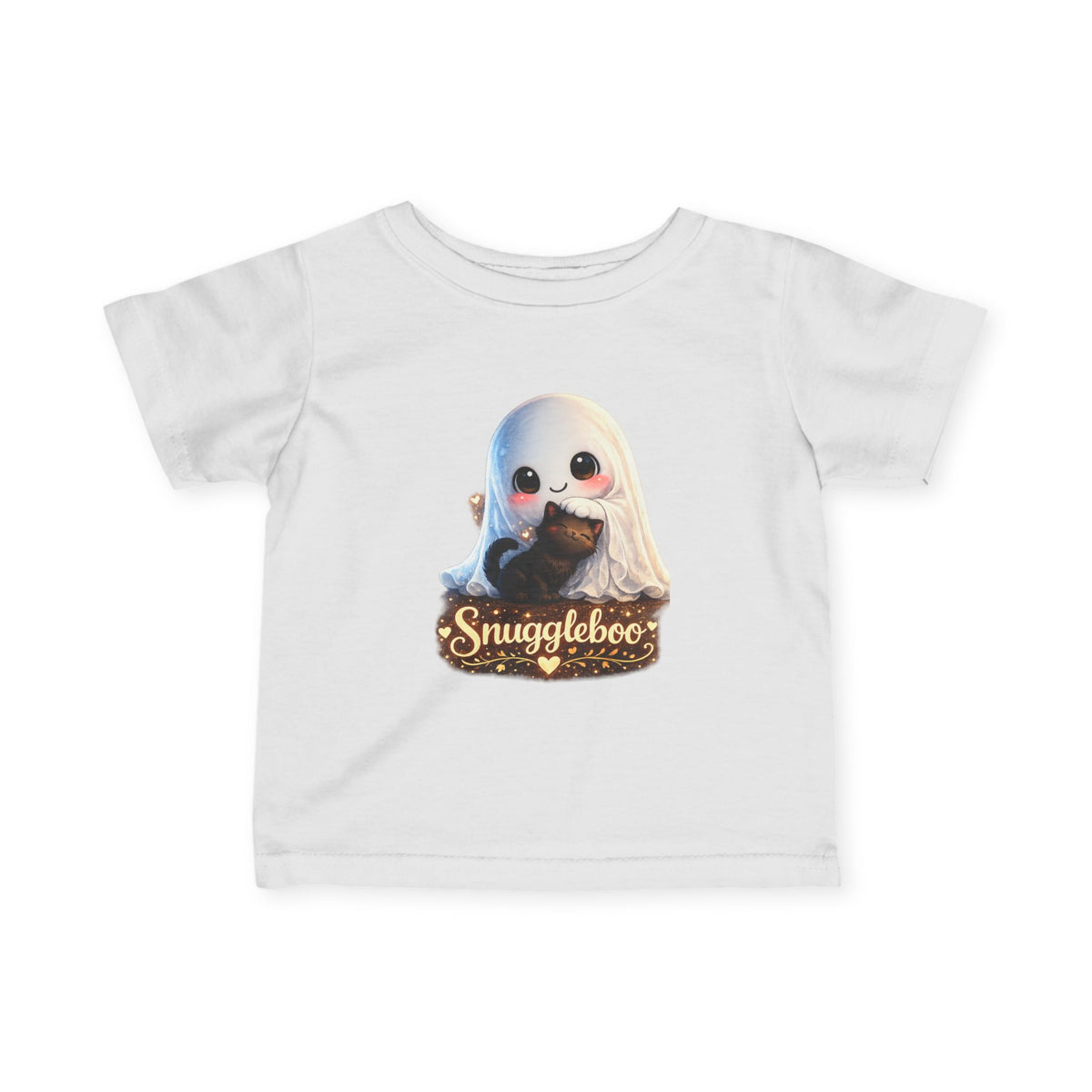 Infant Tee - "Snuggleboo" Cute Ghost Baby Shirt | Halloween Baby Bodysuit Gift