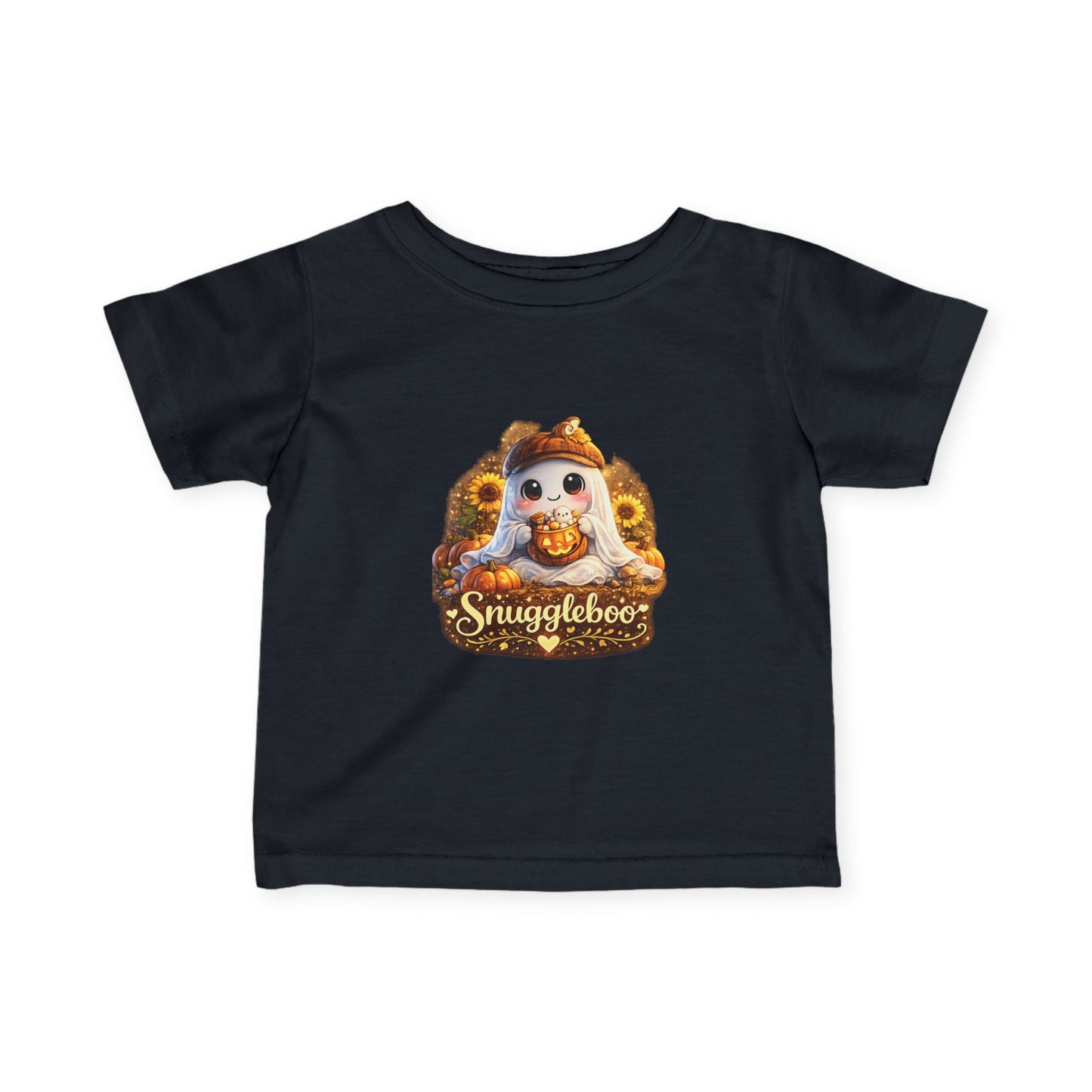 Infant Tee — 'Snuggleboos' Sunflower Sloth Baby Shirt