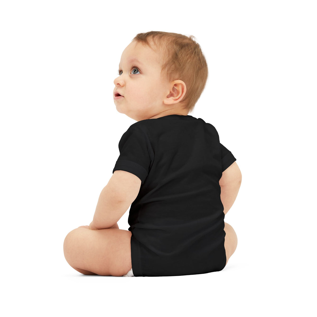 Baby Onesie with Cute Seal Pup Illustration — Infant Jersey One-Piece