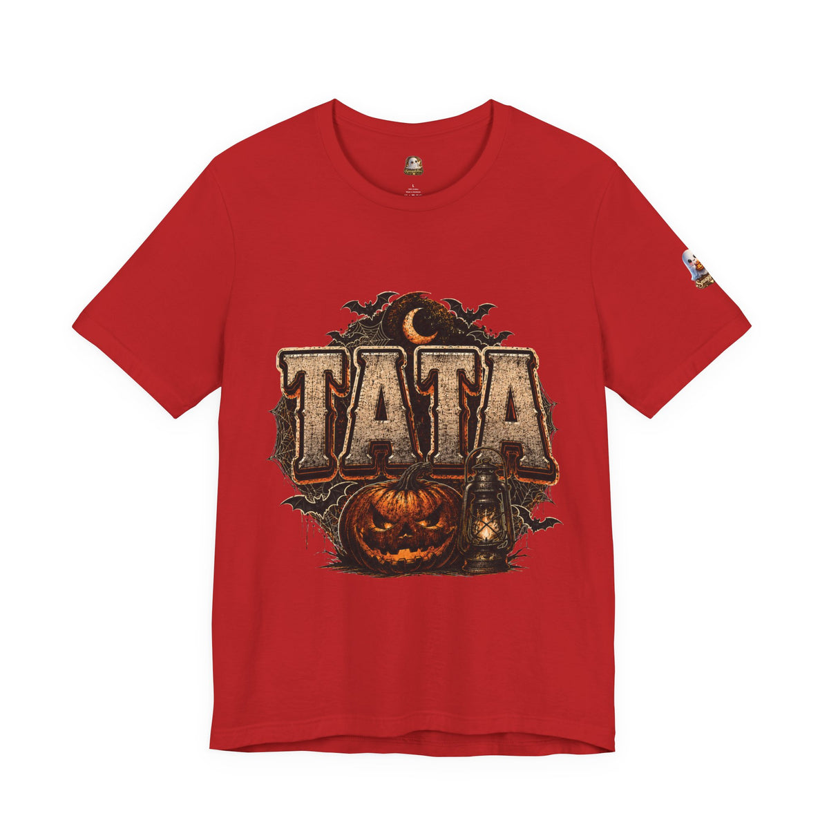 T-Shirt — "TATA" Vintage Halloween Pumpkin Design