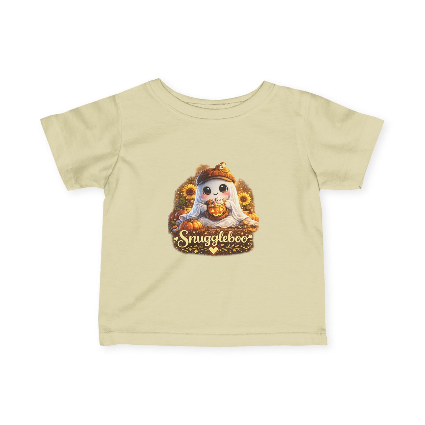 Infant Tee — 'Snuggleboos' Sunflower Sloth Baby Shirt