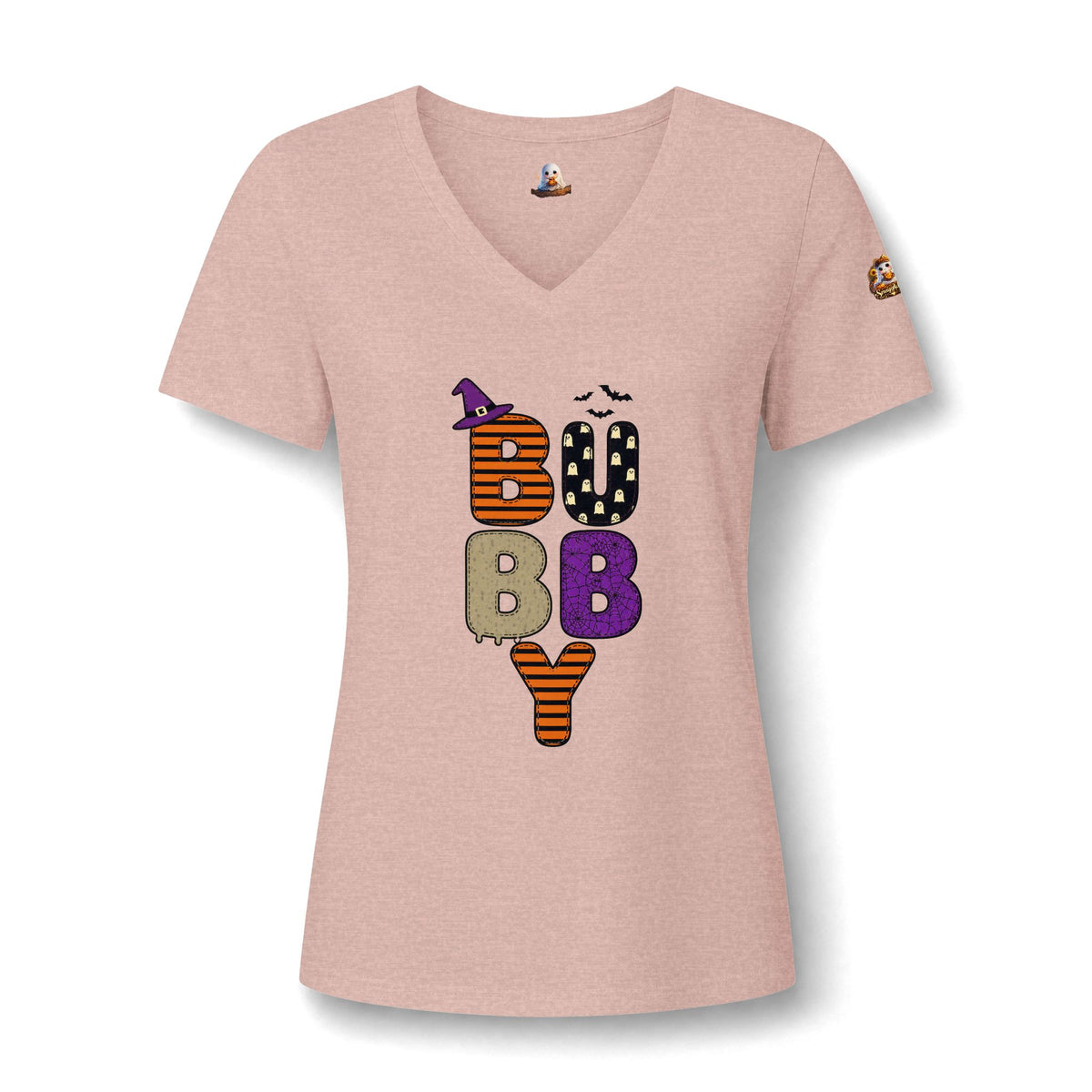 Halloween Boo Baby V-Neck Tee — Cute Trick-or-Treat Ghost Graphic