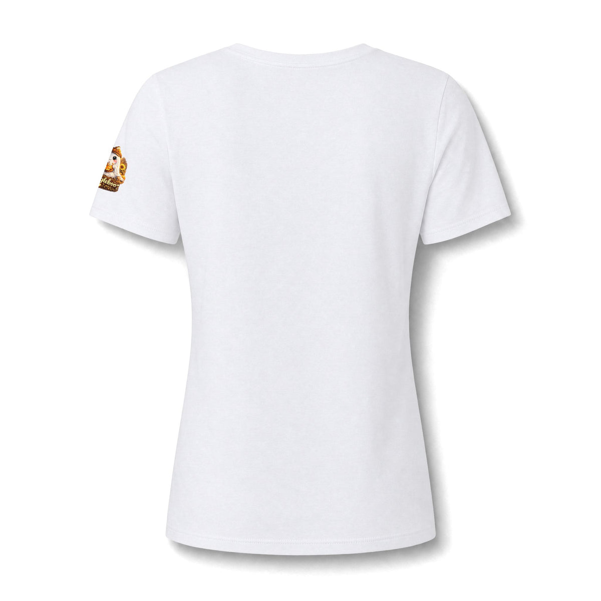 Abuela Halloween V-Neck Tee — Cute Pumpkin Ghost 'Abuela' Graphic