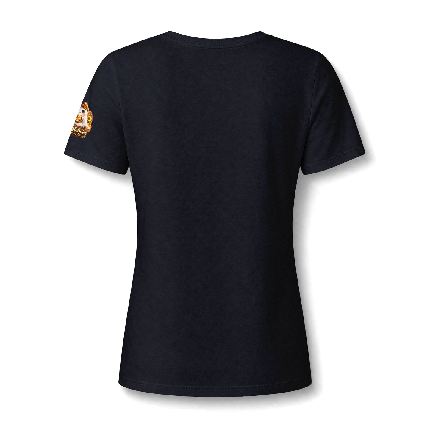 Vovó Halloween Tee — Cute Ghost & Pumpkin "Vovó" V-Neck Shirt
