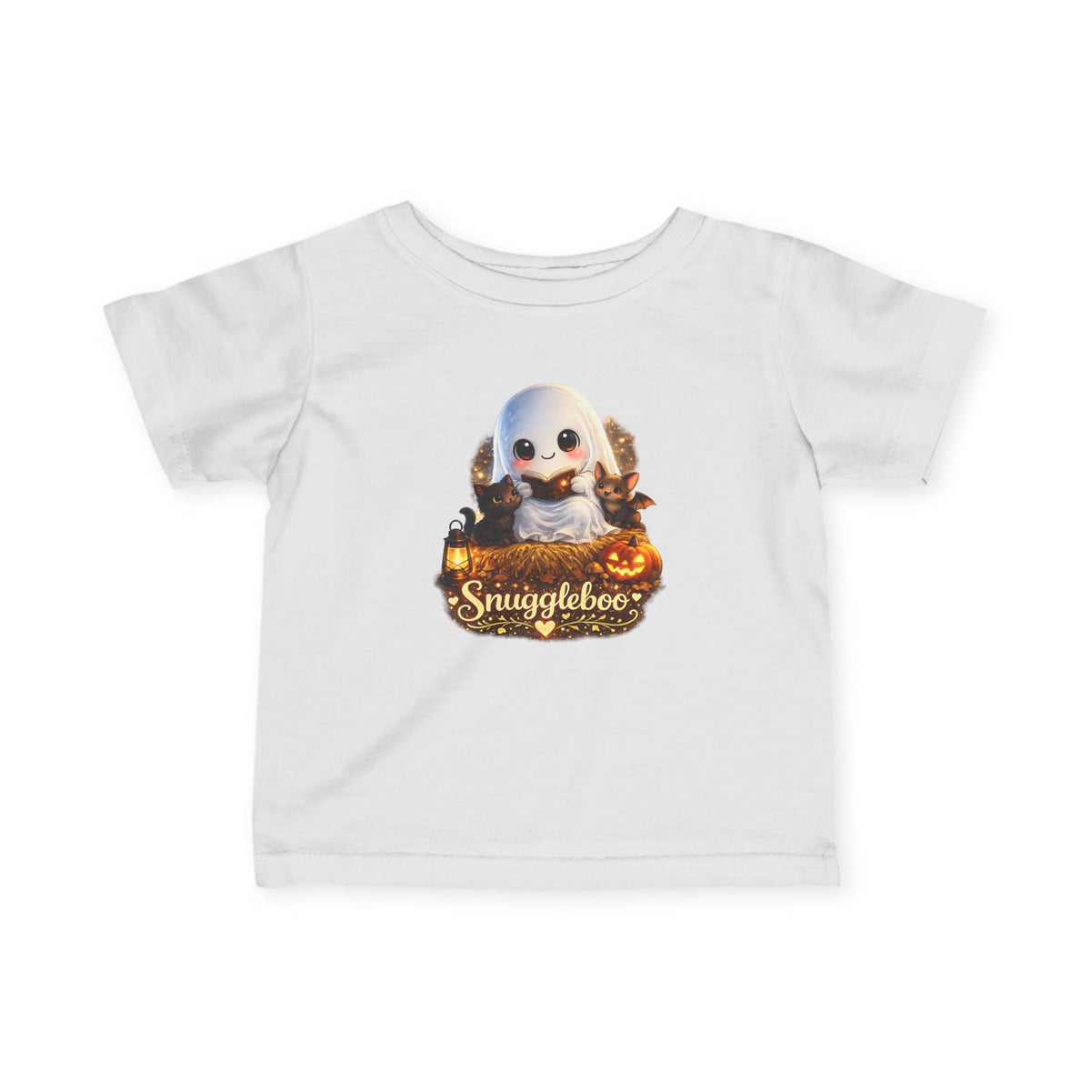 Infant Tee — 'Snuggleboo' Halloween Ghost Baby Graphic