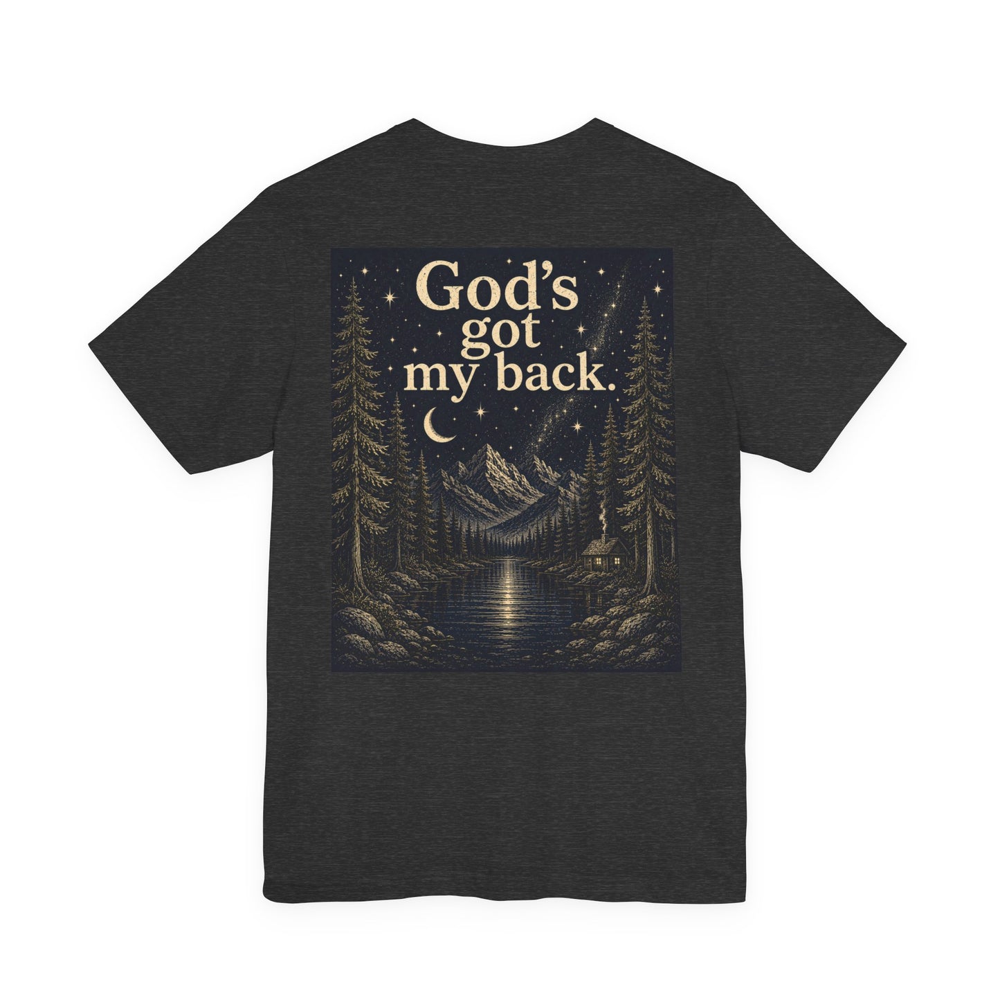 God’s Got My Back T‑Shirt — Faith-Based Scenic Tee
