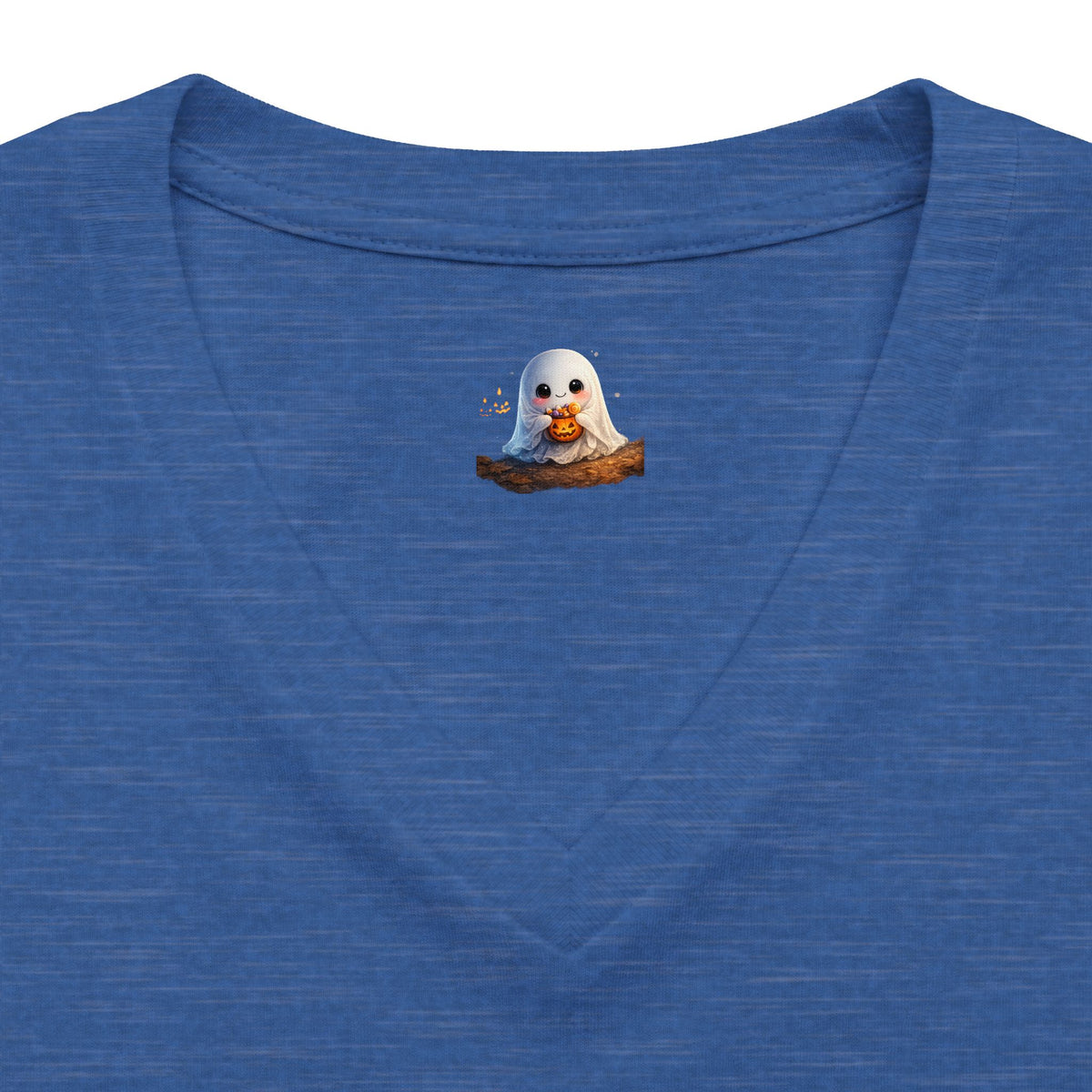 Halloween Boo Baby V-Neck Tee — Cute Trick-or-Treat Ghost Graphic