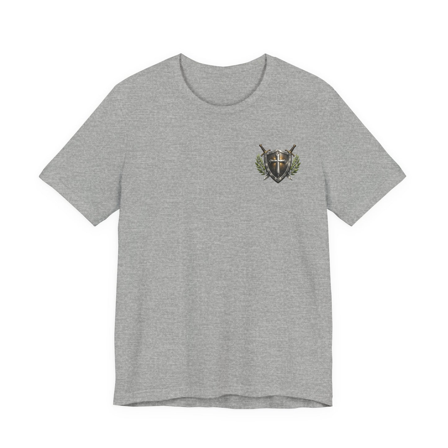God's Got My Back Shield Tee — Christian Faith Cross T-Shirt