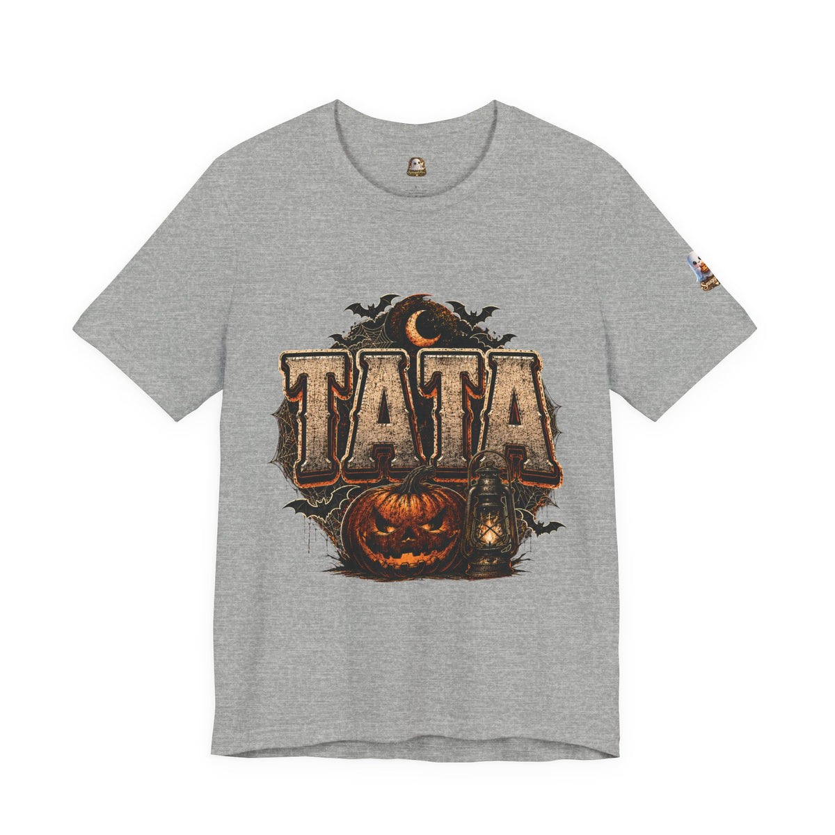 T-Shirt — "TATA" Vintage Halloween Pumpkin Design