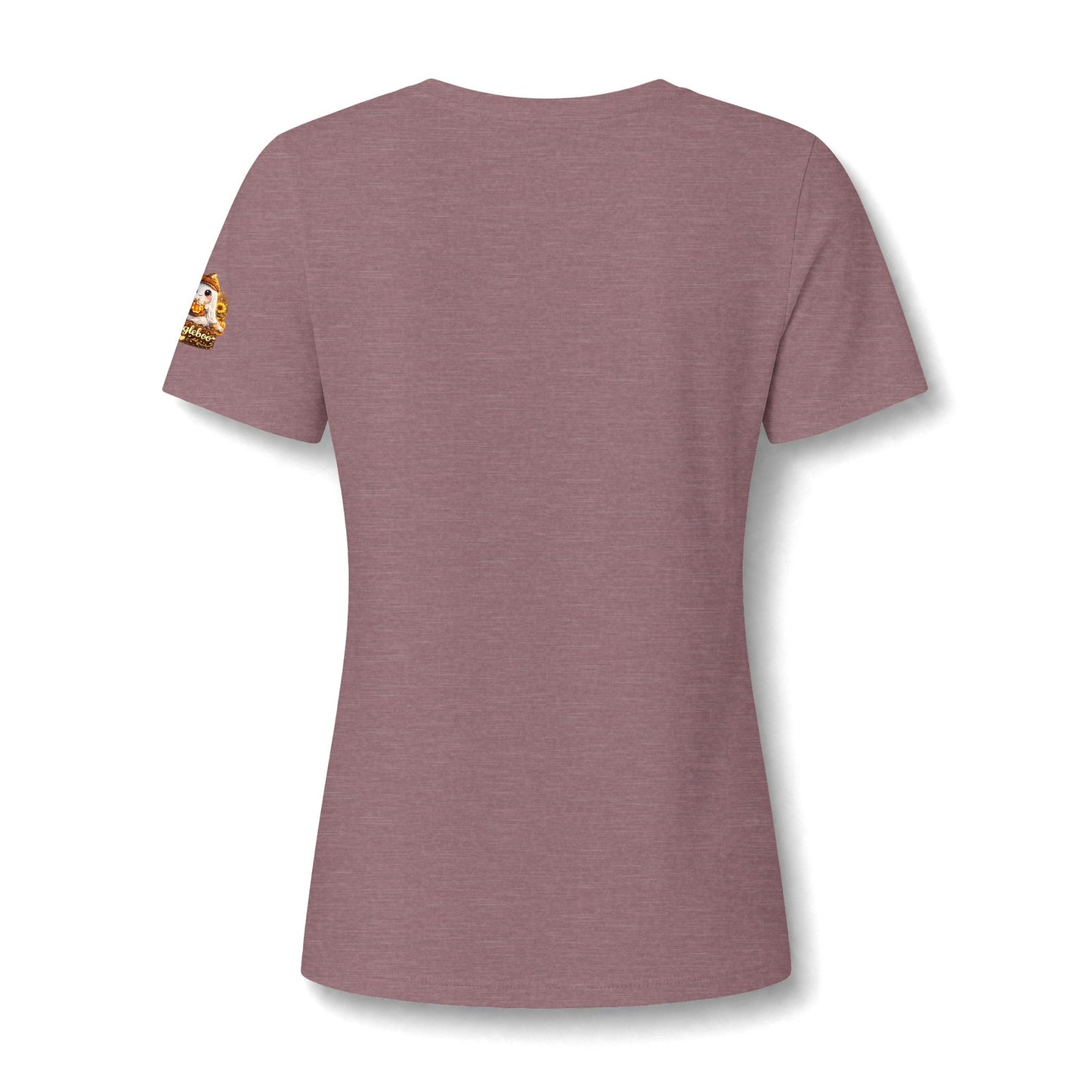 Women's V-Neck Tee — Halloween 'DADI' Colorful Drip Letters Design