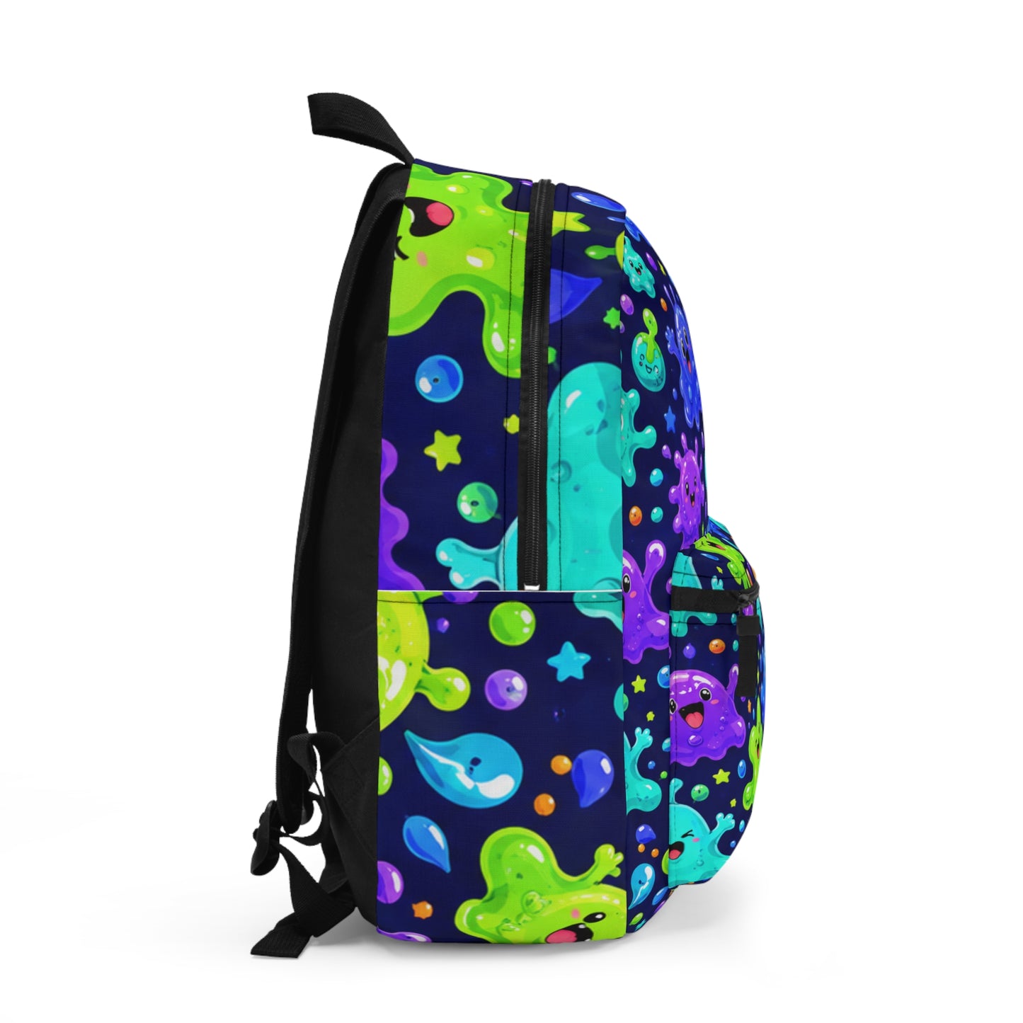 Neon Slime Monster Backpack — Cute Colorful Kids School Bag