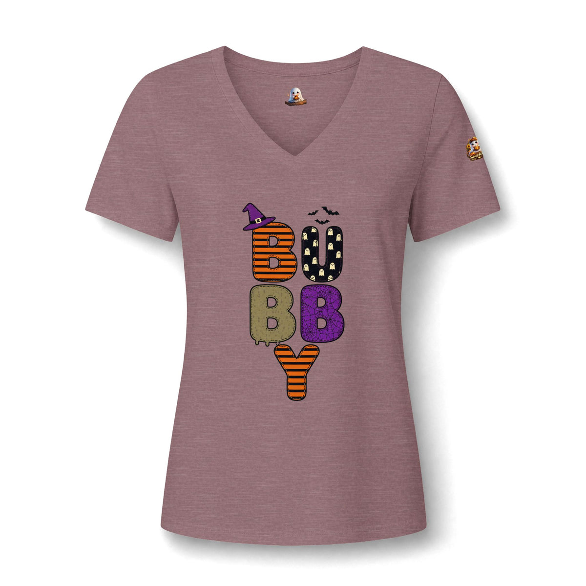 Halloween Boo Baby V-Neck Tee — Cute Trick-or-Treat Ghost Graphic
