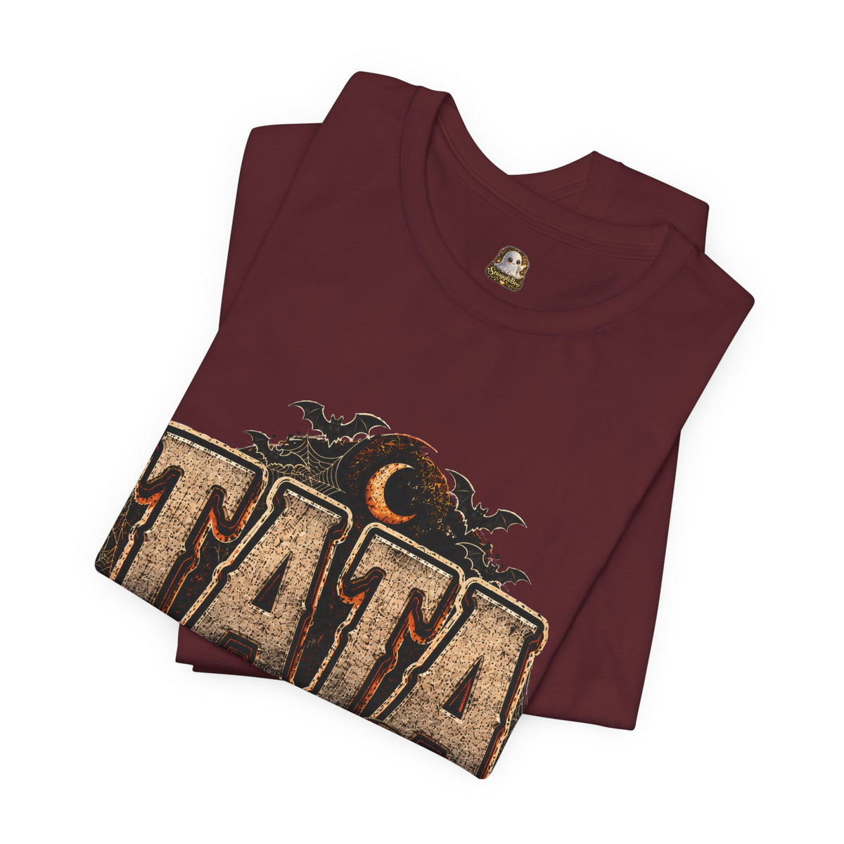 T-Shirt — "TATA" Vintage Halloween Pumpkin Design