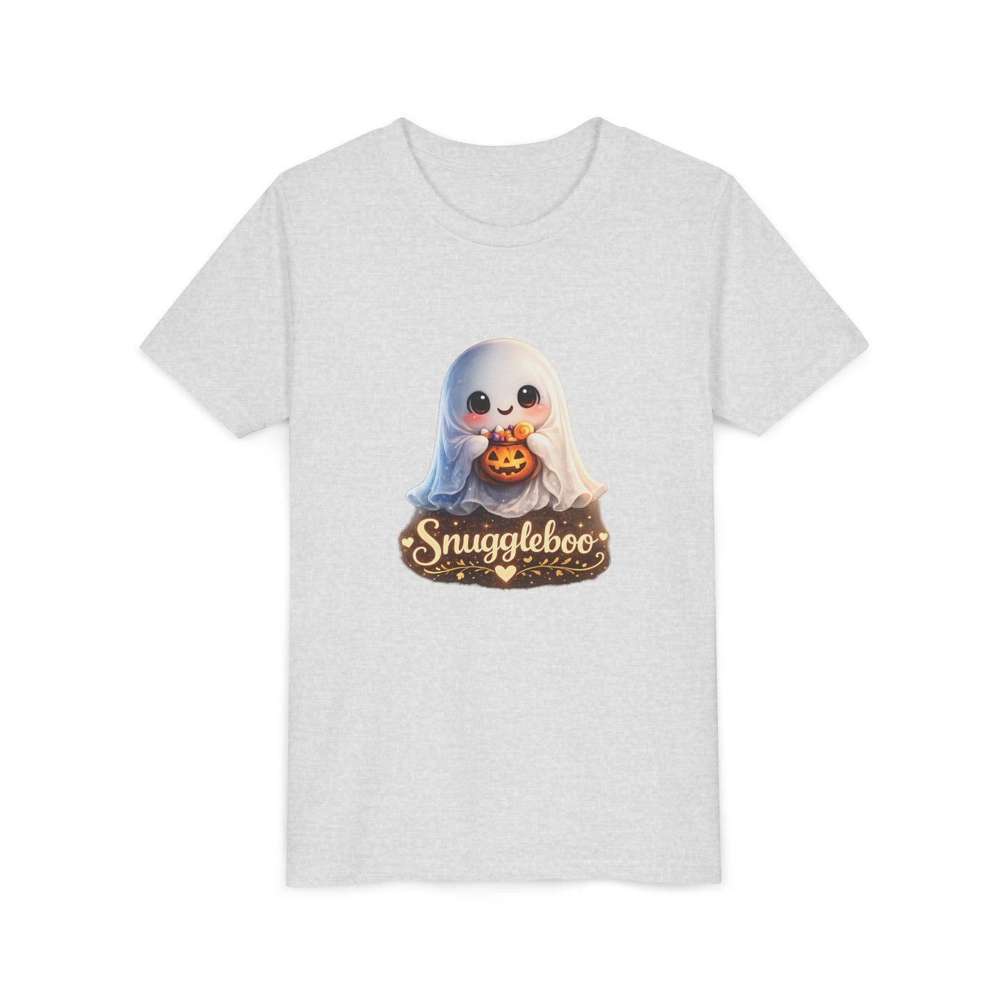 Youth Tee — 'Snuggleboo' Cute Halloween Ghost Shirt