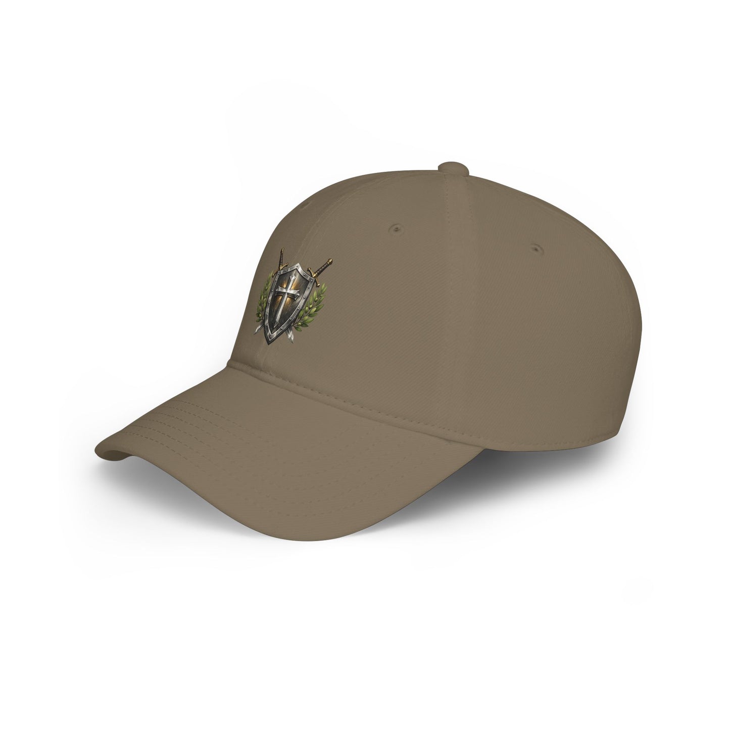 Shield & Swords Baseball Cap — Medieval Crest Hat for Knights, Renaissance Fairs & Cosplay