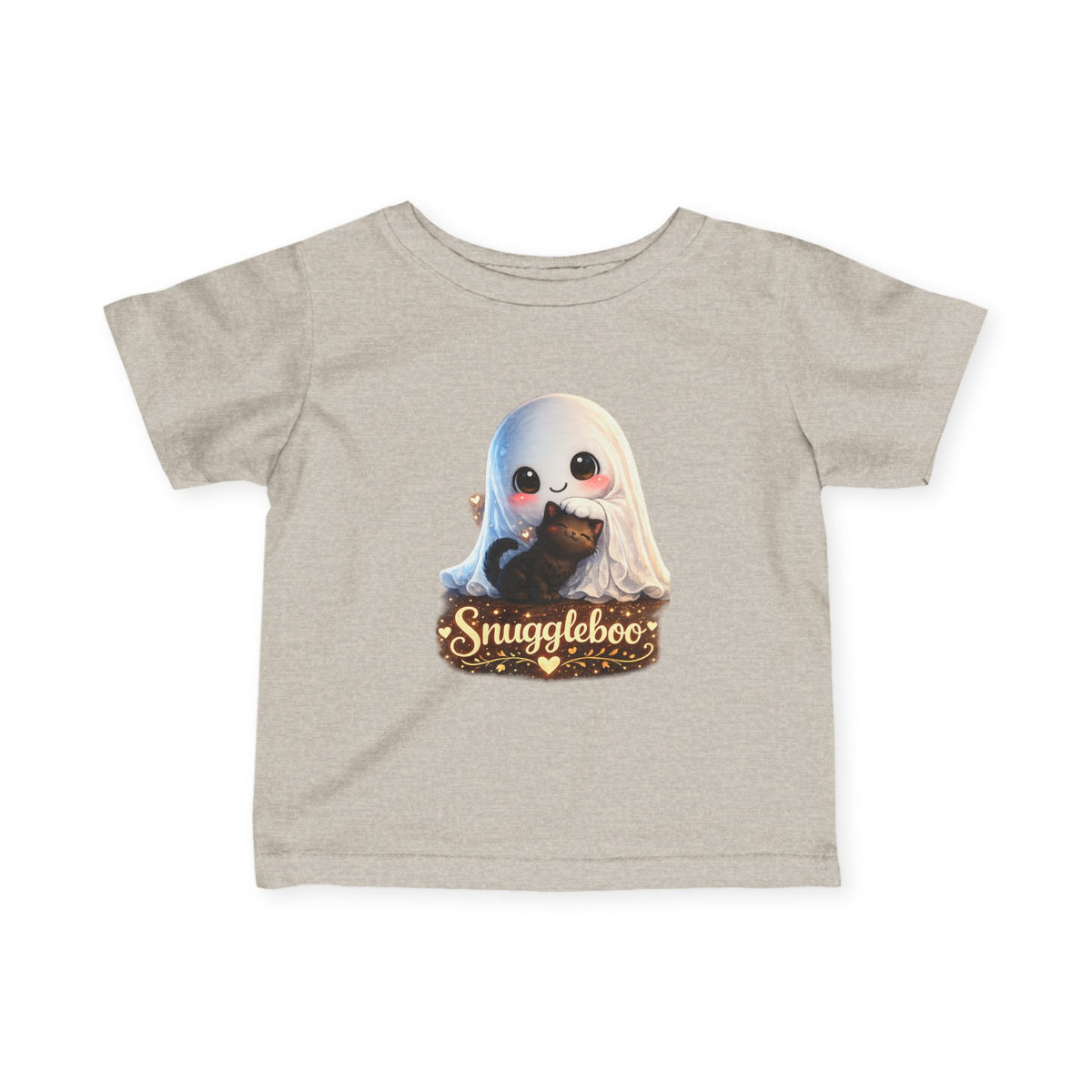 Infant Tee - "Snuggleboo" Cute Ghost Baby Shirt | Halloween Baby Bodysuit Gift