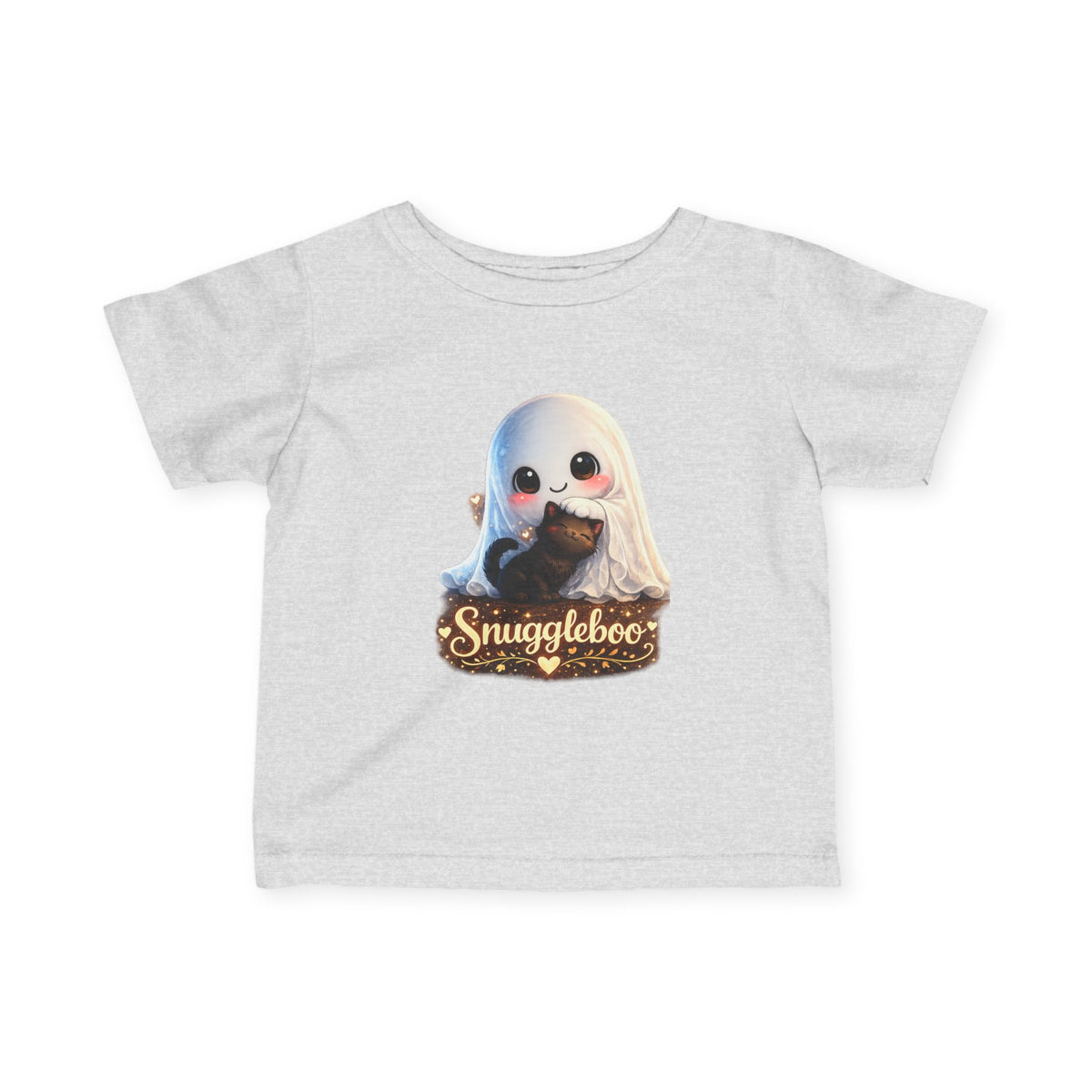 Infant Tee - "Snuggleboo" Cute Ghost Baby Shirt | Halloween Baby Bodysuit Gift