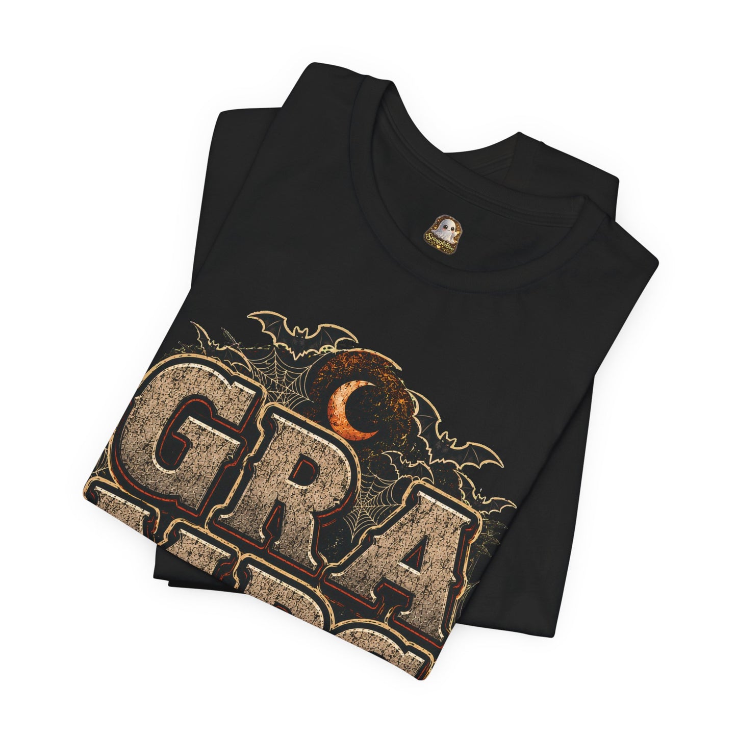 Gramps Halloween Tee — Vintage Pumpkin & Bats Grandfather Shirt