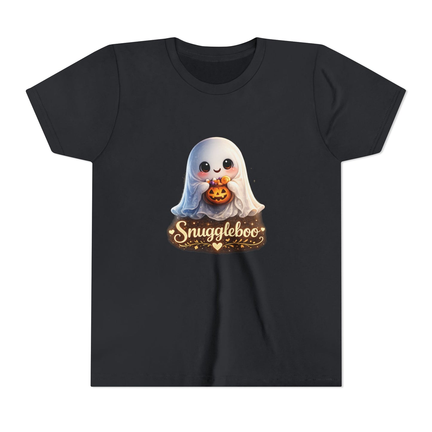 Youth Tee — 'Snuggleboo' Cute Halloween Ghost Shirt