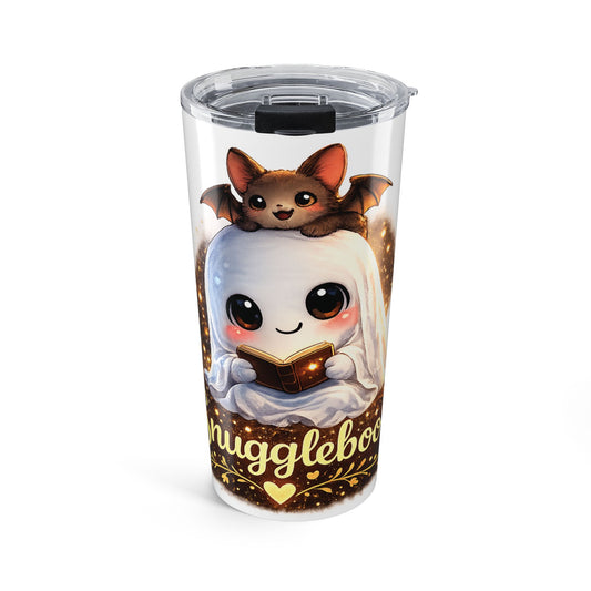 20oz Snuggleboo Tumbler — Cute Ghost & Bat Insulated Travel Mug