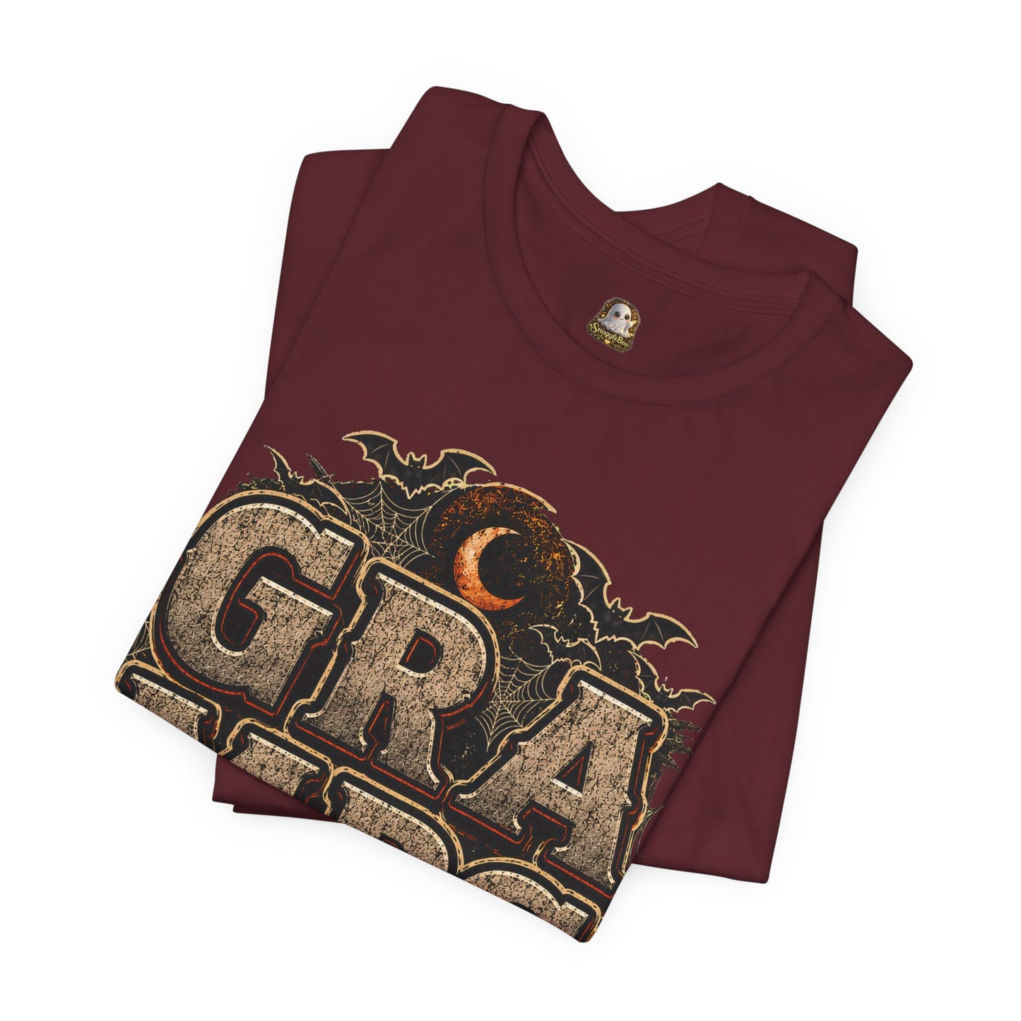 Gramps Halloween Tee — Vintage Pumpkin & Bats Grandfather Shirt