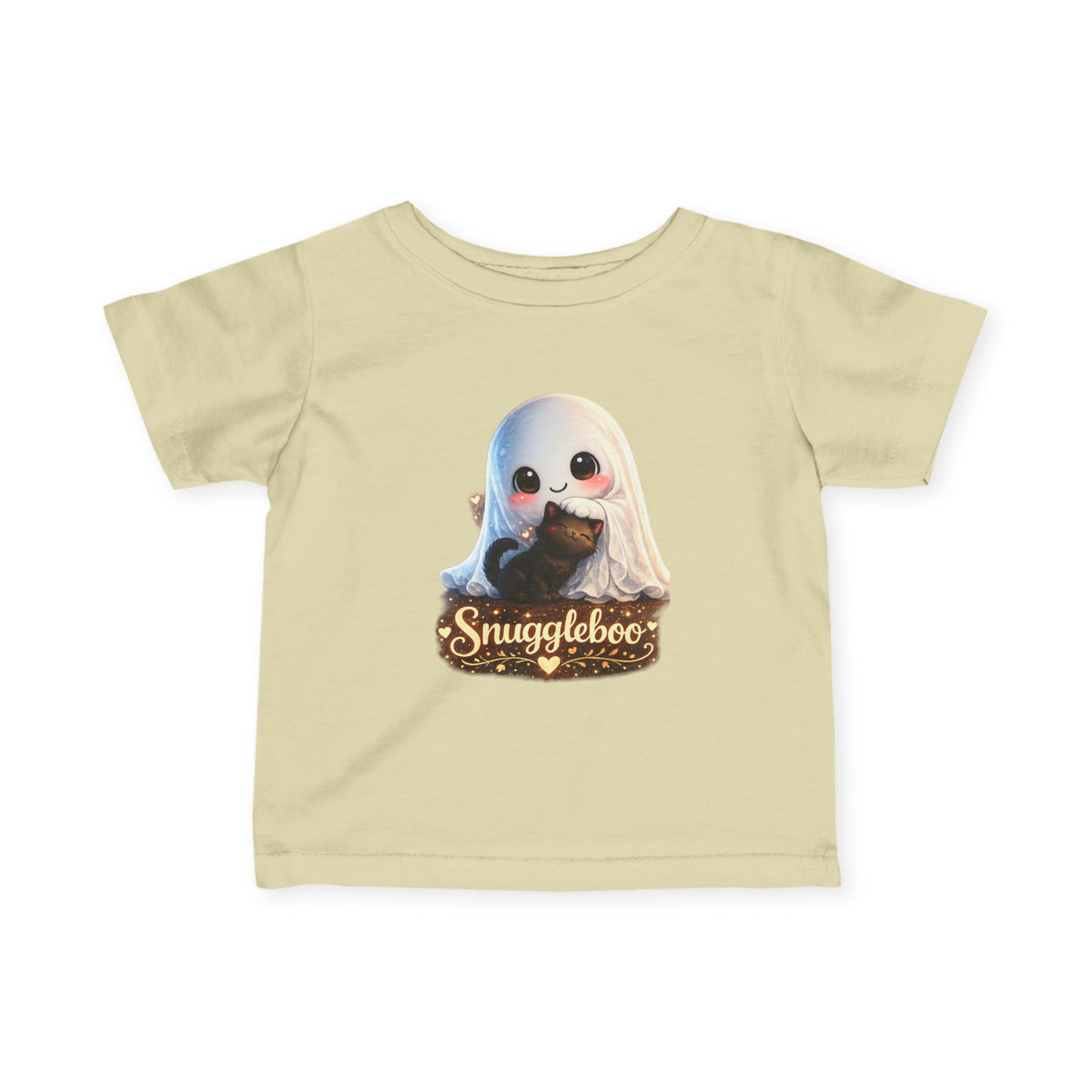 Infant Tee - "Snuggleboo" Cute Ghost Baby Shirt | Halloween Baby Bodysuit Gift