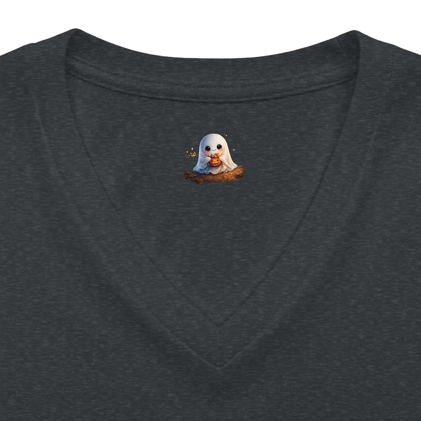 Granny Halloween V-Neck Tee — Women's 'GRANNY' Spooky Holiday Shirt