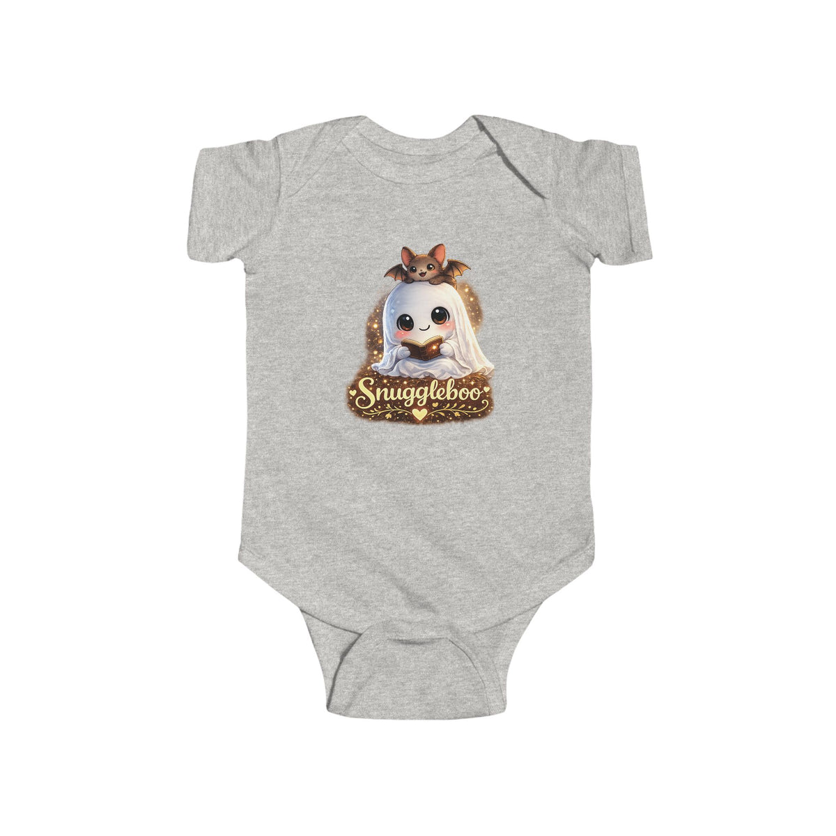 Infant Bodysuit — Cute 'Snuggleboo' Puppy Design Baby Onesie