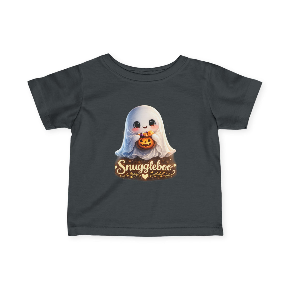 Infant Tee — Cute 'Snuggleboo' Halloween Ghost Baby Pumpkin Shirt