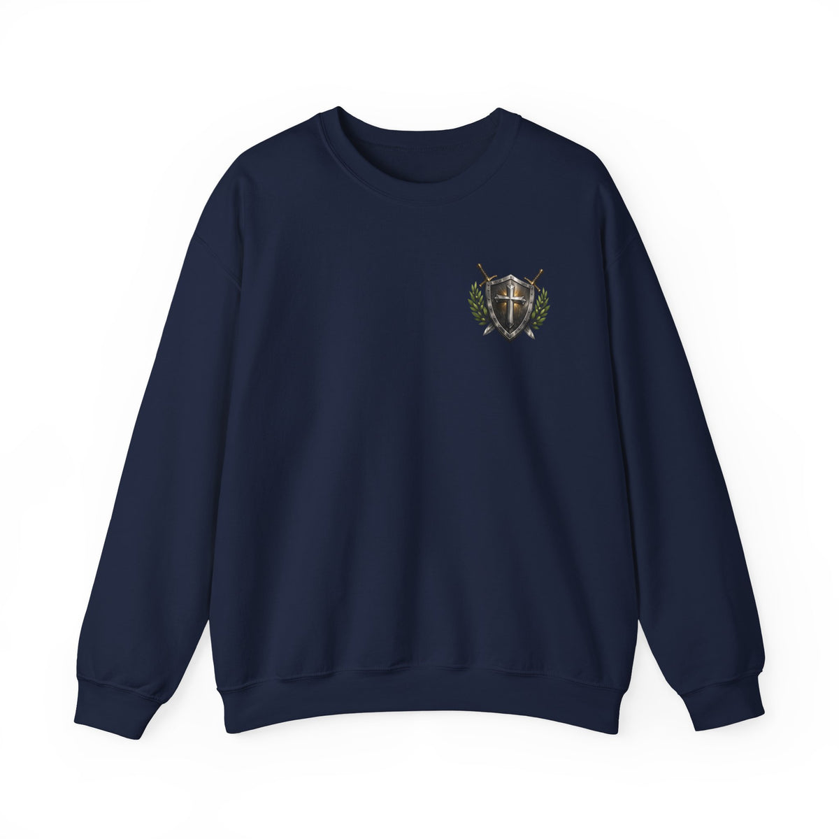 Compass Crewneck Sweatshirt — "God's Got My Back" Proverbs 3:5-6 Christian Pullover