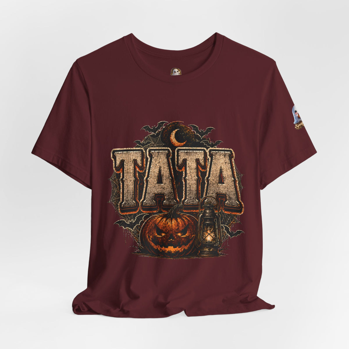 T-Shirt — "TATA" Vintage Halloween Pumpkin Design