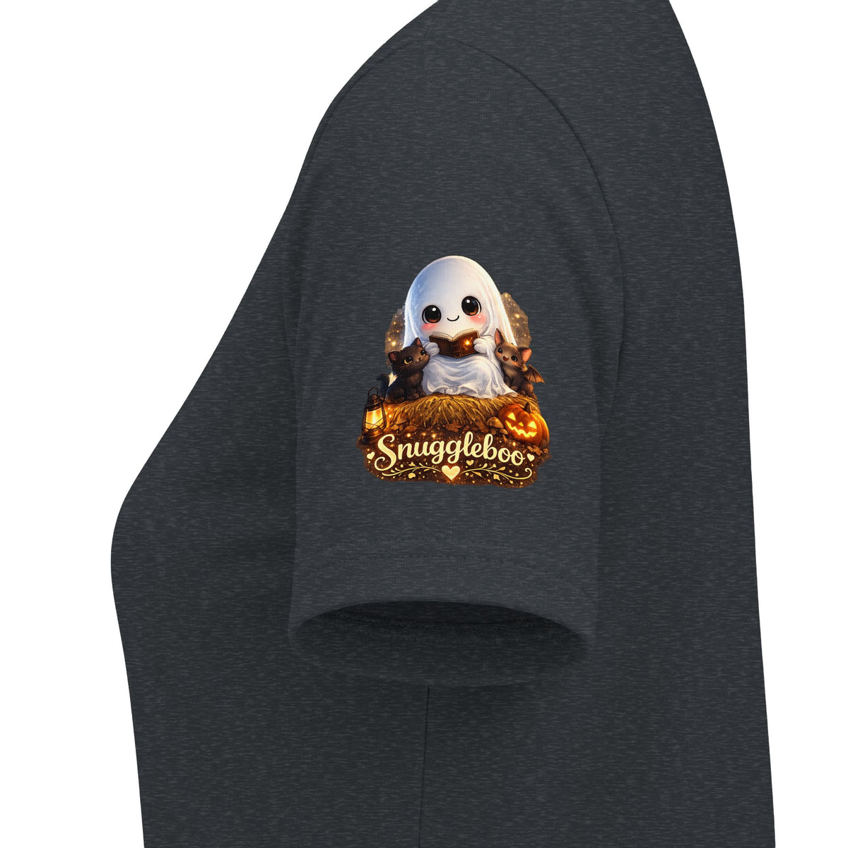 NoNna Halloween V-Neck Tee — Cute Ghost & Pumpkin Grandma Shirt