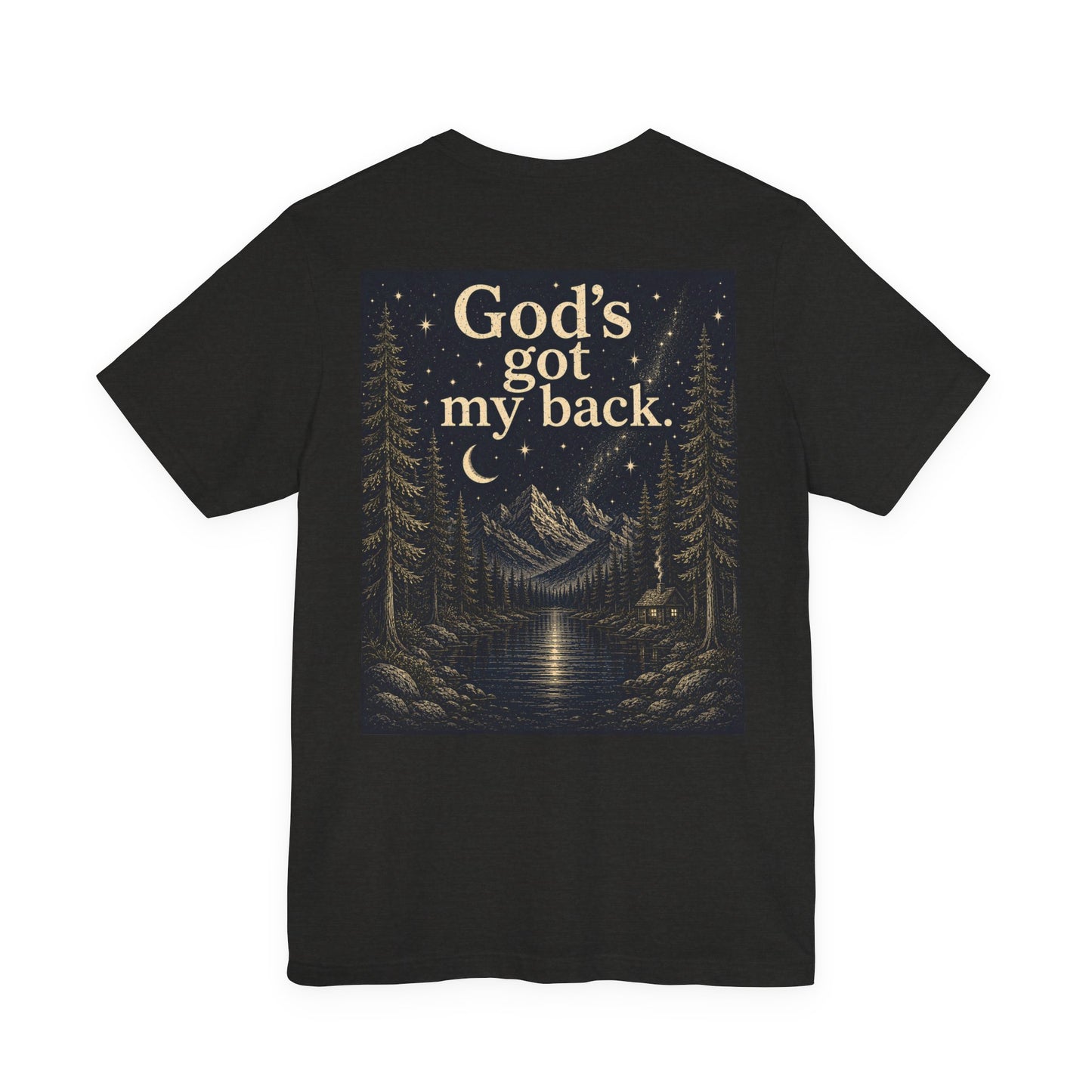 God’s Got My Back T‑Shirt — Faith-Based Scenic Tee