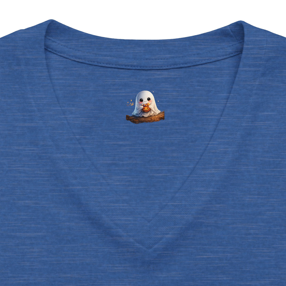 BEBE Halloween Graphic V-Neck Tee