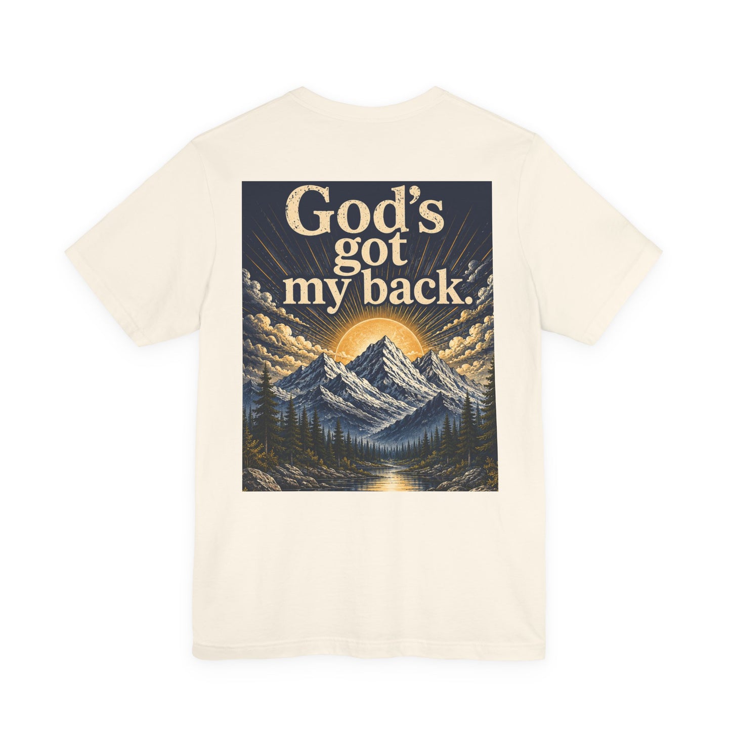 God's Got My Back Mountain T-Shirt