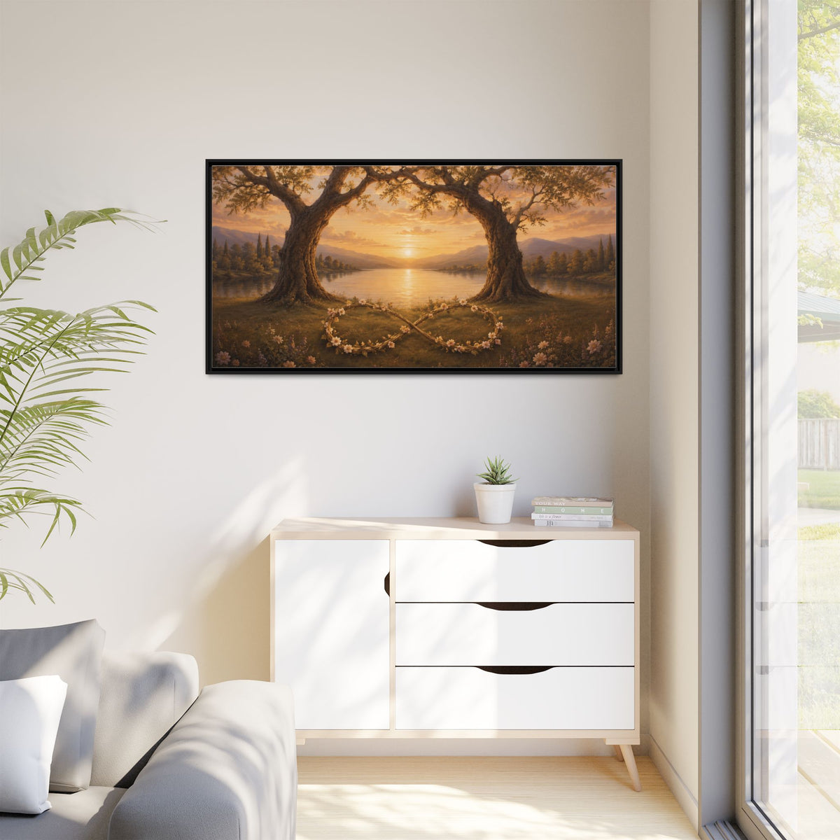 Matte Canvas, Framed (Multi-color)