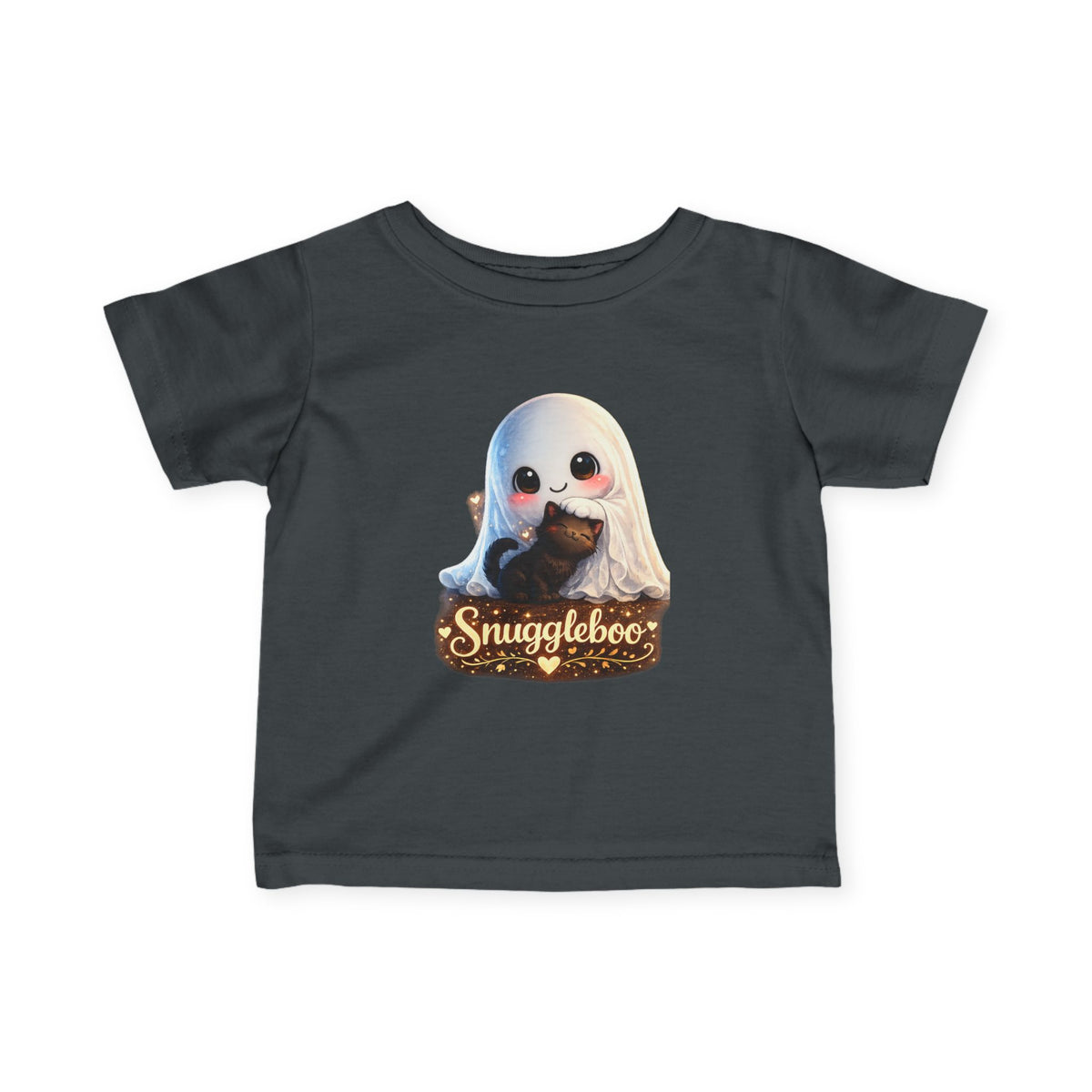 Infant Tee - "Snuggleboo" Cute Ghost Baby Shirt | Halloween Baby Bodysuit Gift