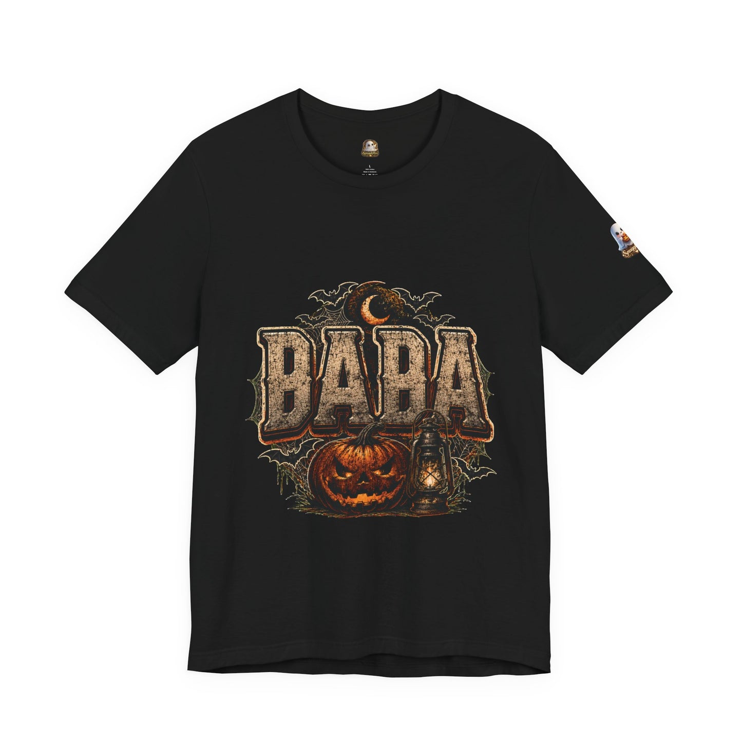 Baba Halloween Tee — Spooky Pumpkin Graphic T-Shirt