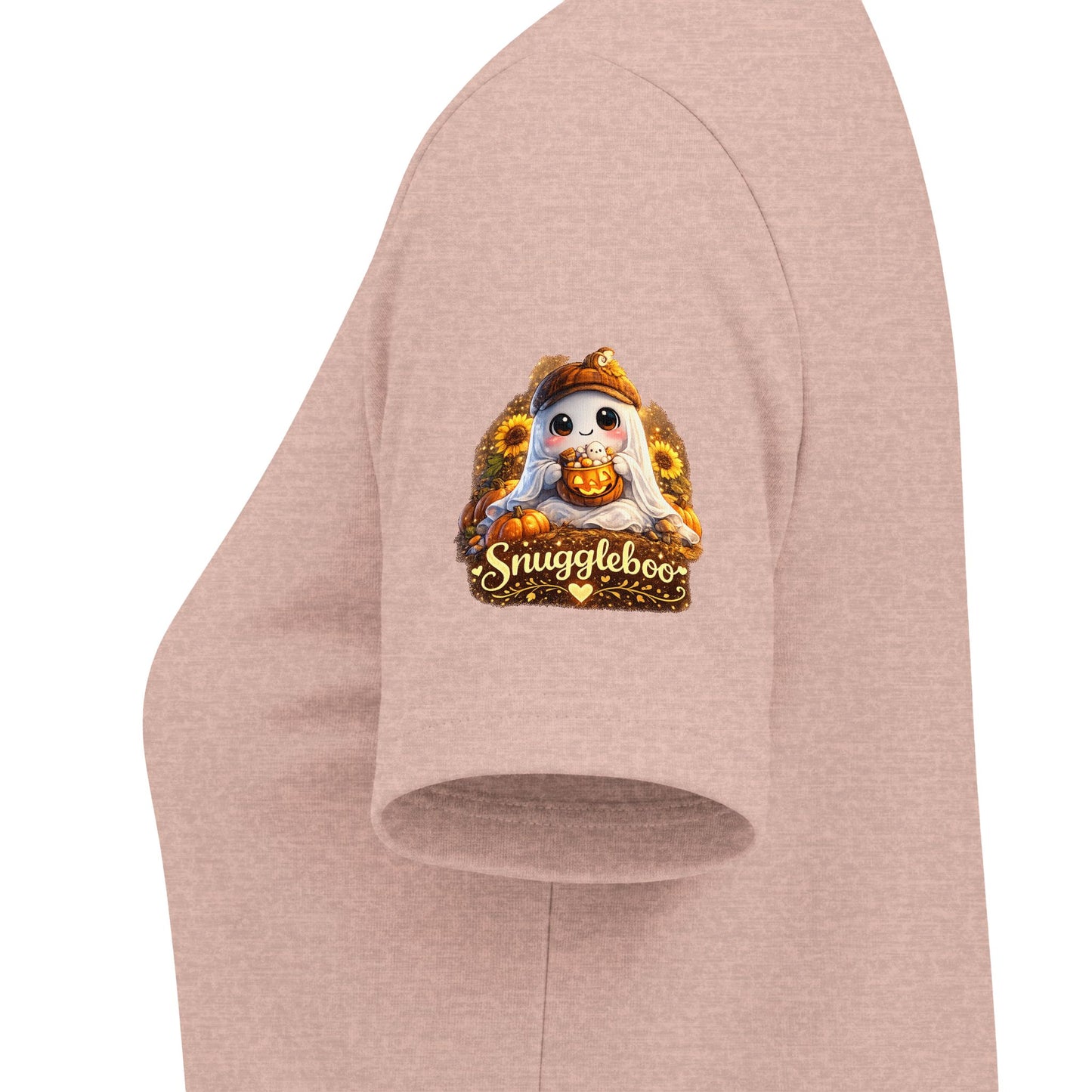 Vovó Halloween Tee — Cute Ghost & Pumpkin "Vovó" V-Neck Shirt