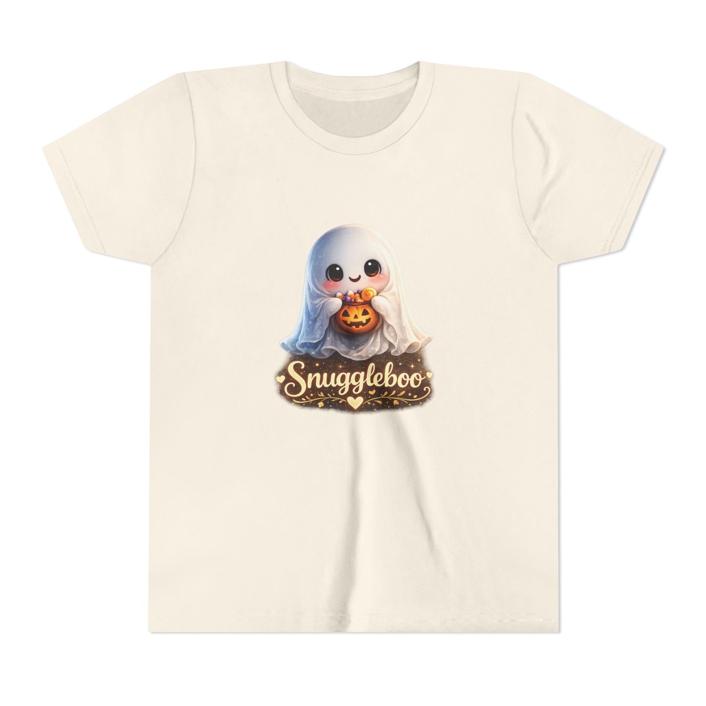 Youth Tee — 'Snuggleboo' Cute Halloween Ghost Shirt